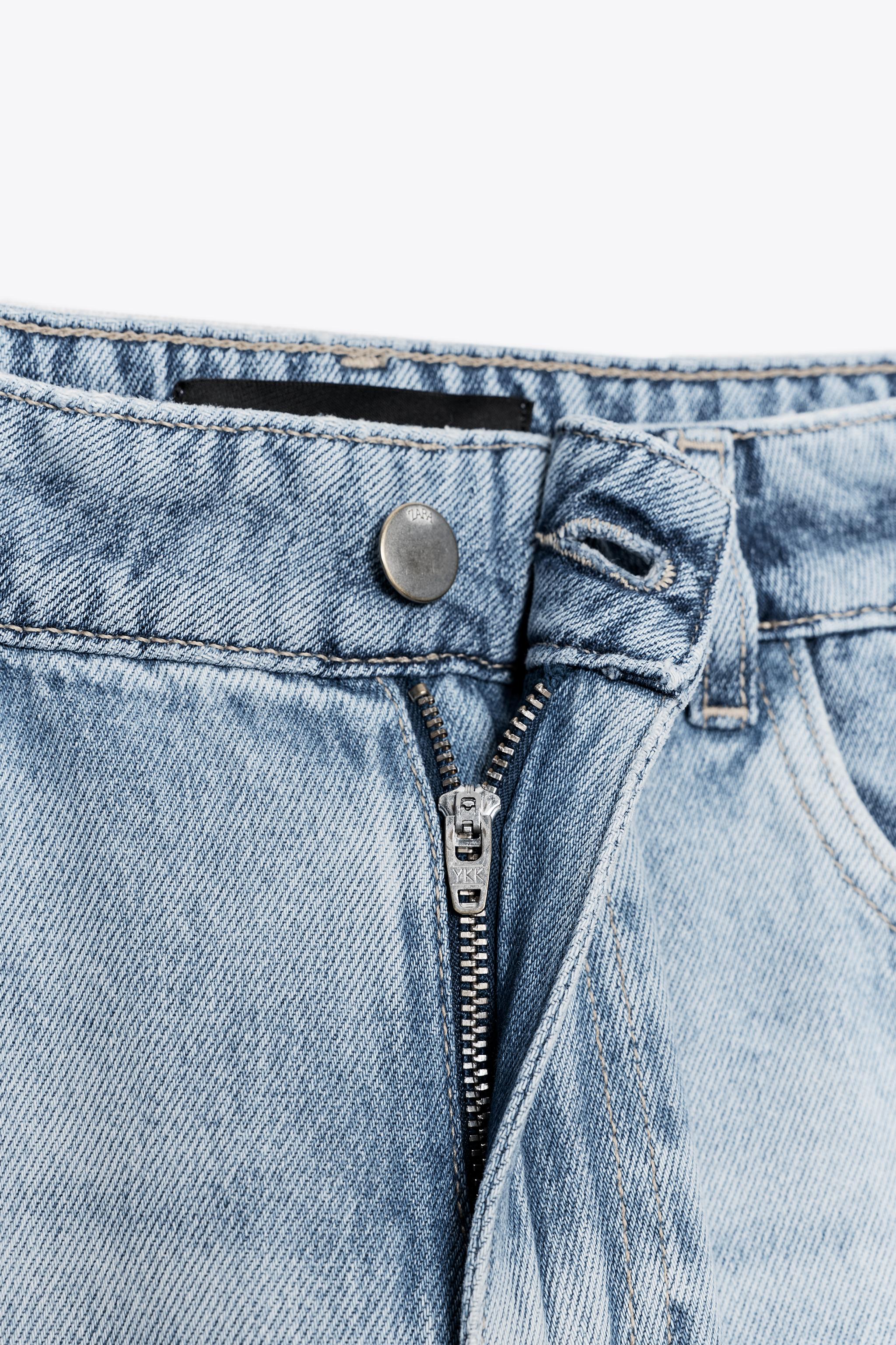 Z1975 WIDE LEG HIGH RISE COMBINED JEANS