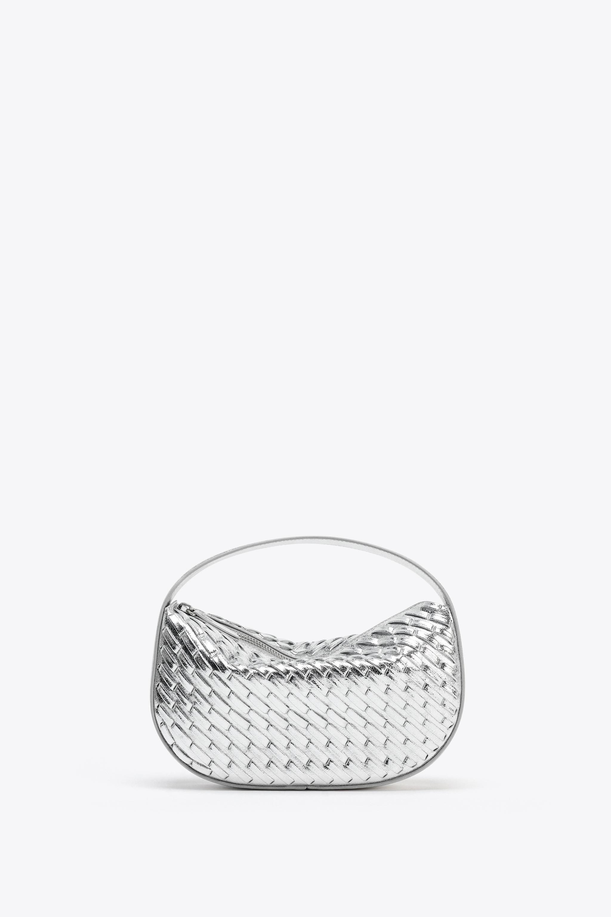 WOVEN EFFECT HANDBAG