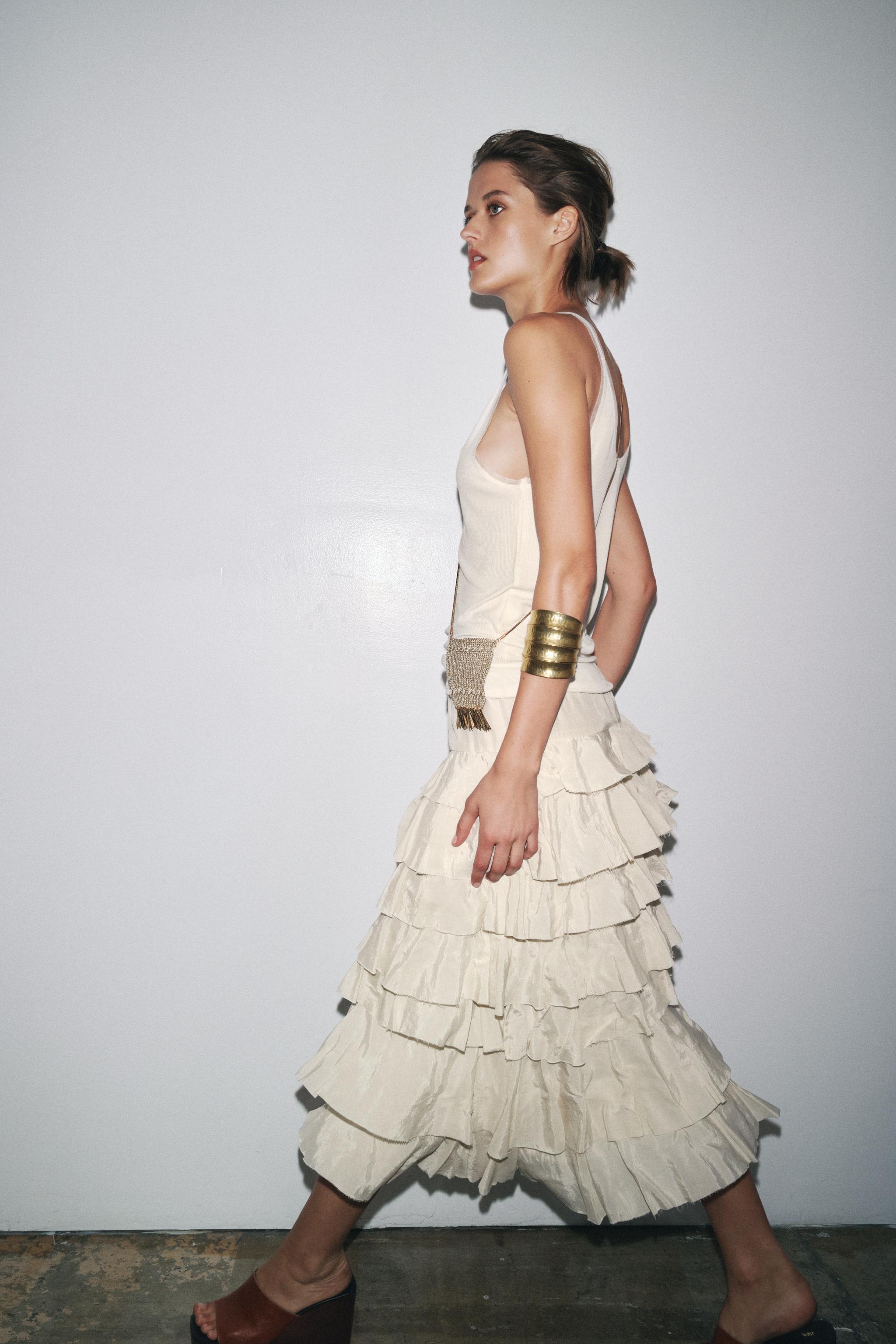 COMBINED TULLE T-SHIRT