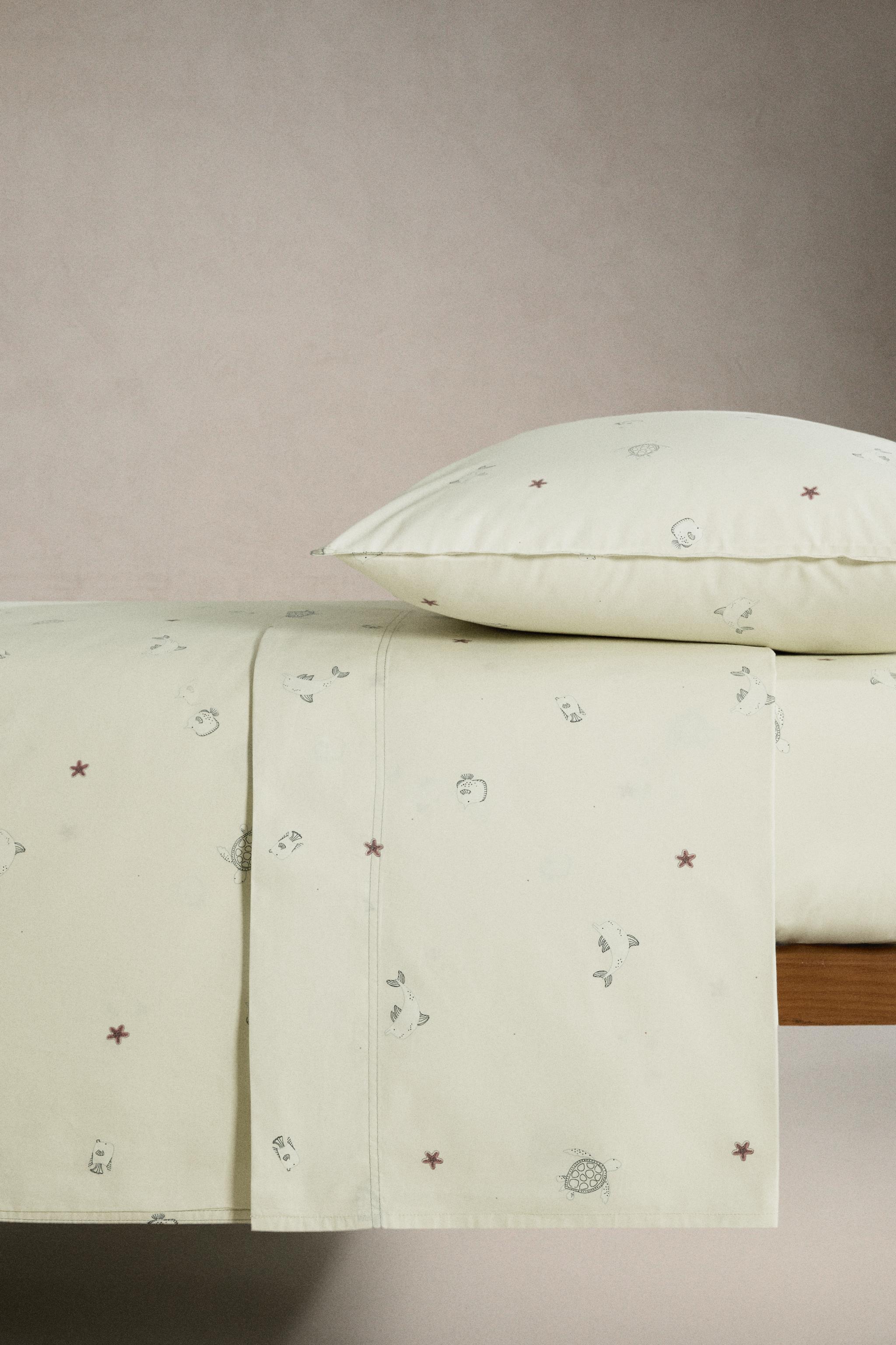 CHILDREN’S SEA PRINT DUVET COVER