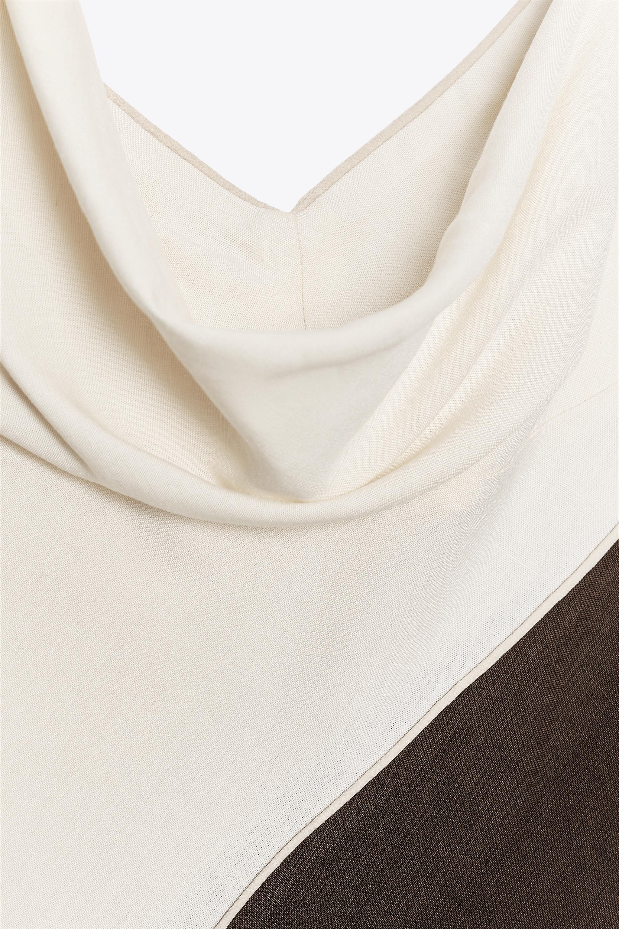 COMBINATION MIDI DRESS