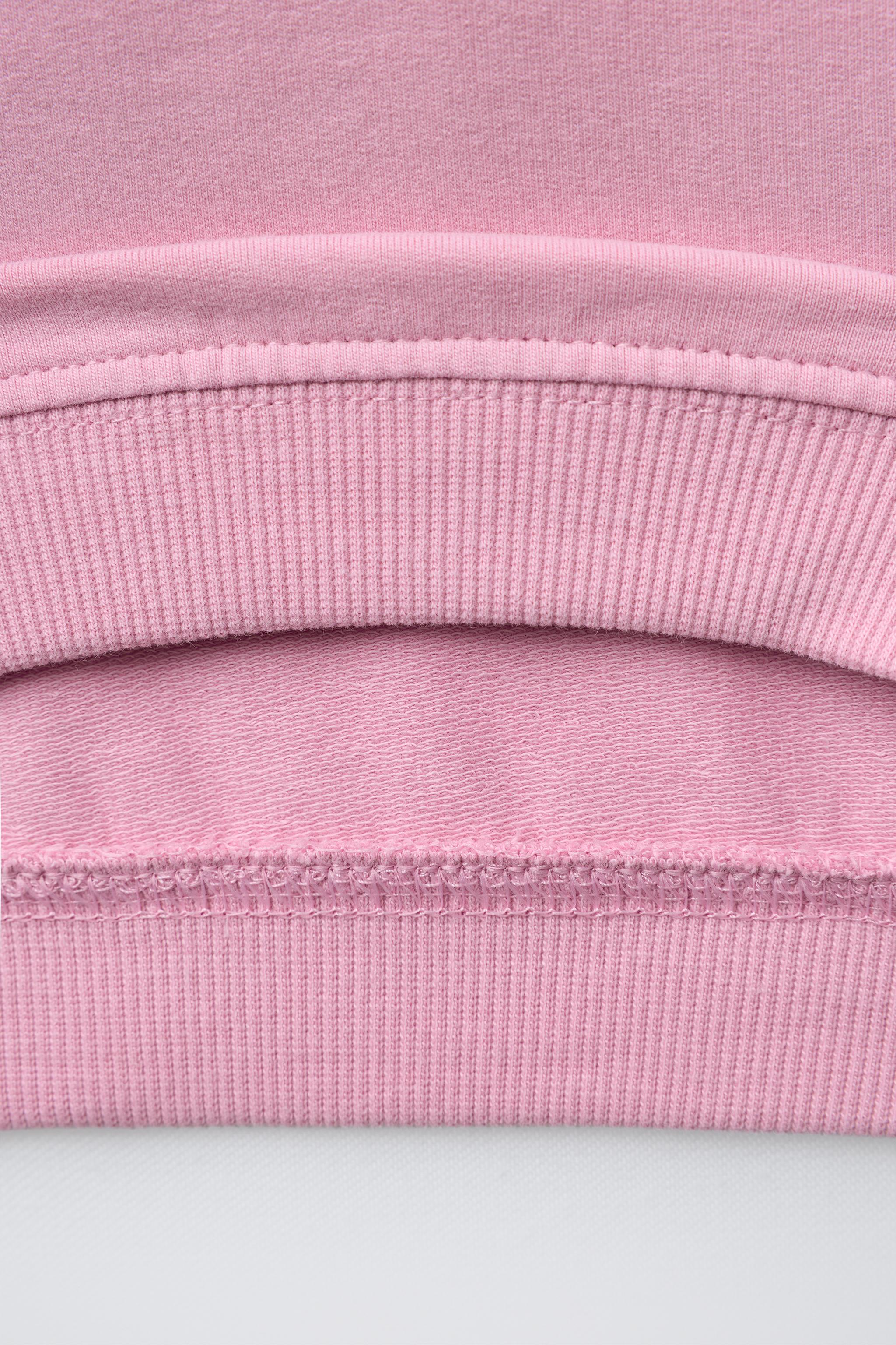 EMBROIDERED TERRY SWEATSHIRT AND JOGGER PANTS SET