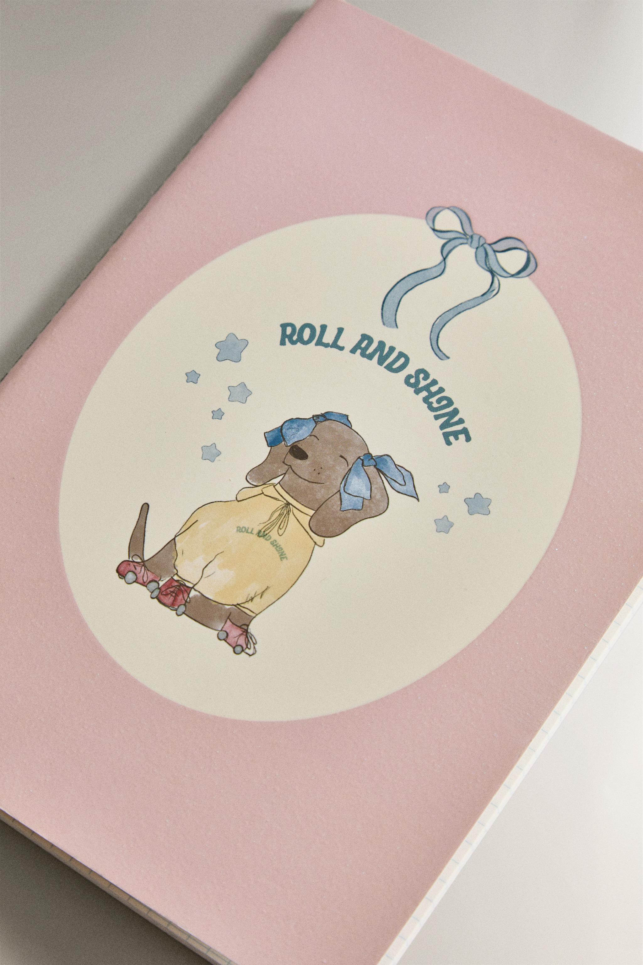 SKATING DOG NOTEBOOK (SET OF 2)