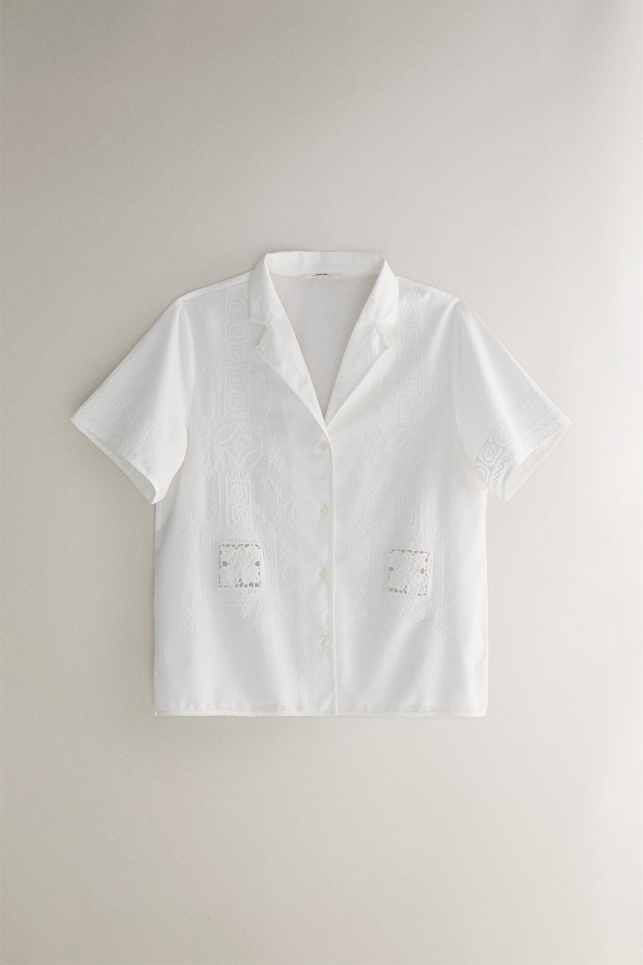 EMBROIDERED COTTON SHIRT