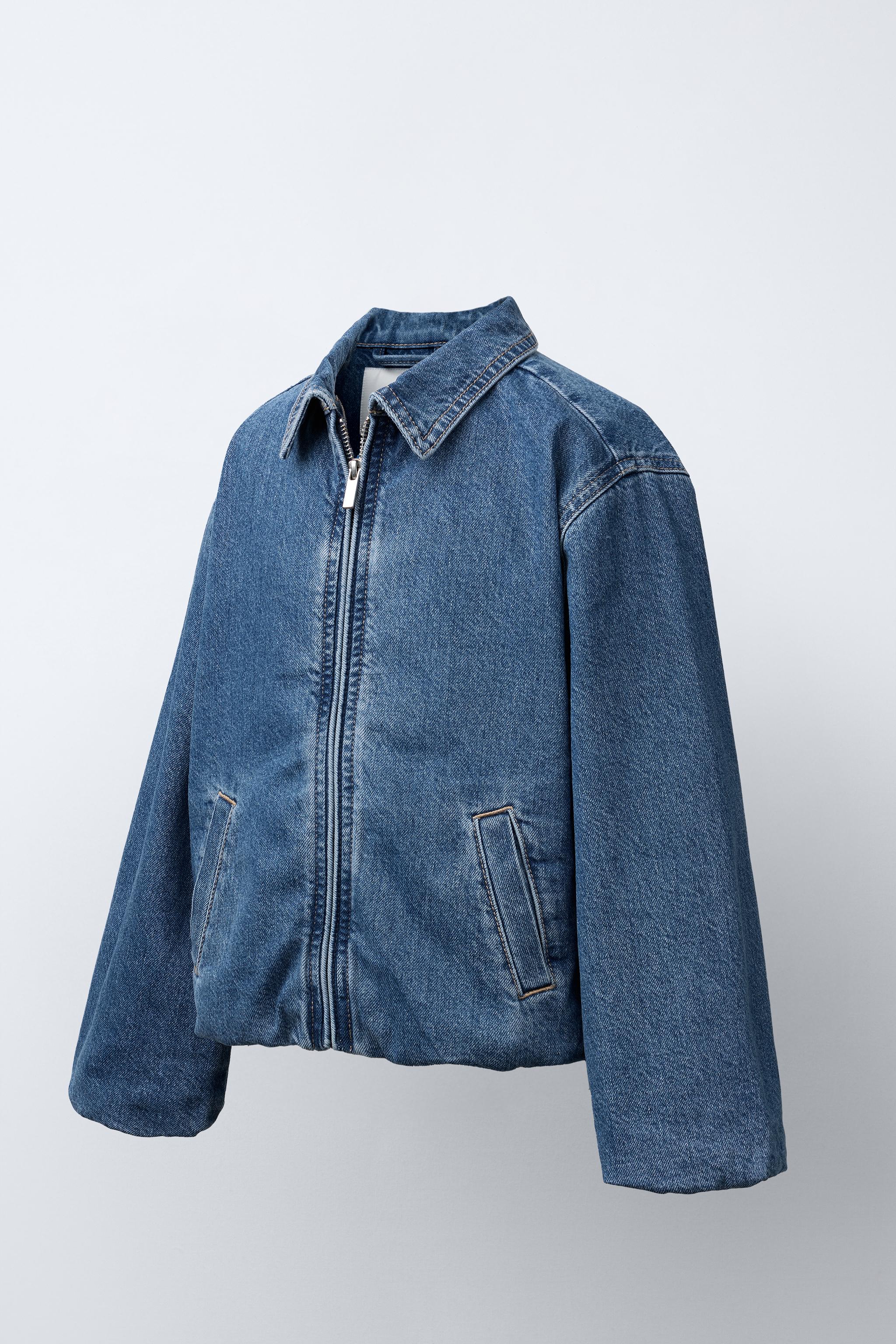 DENIM BOMBER JACKET