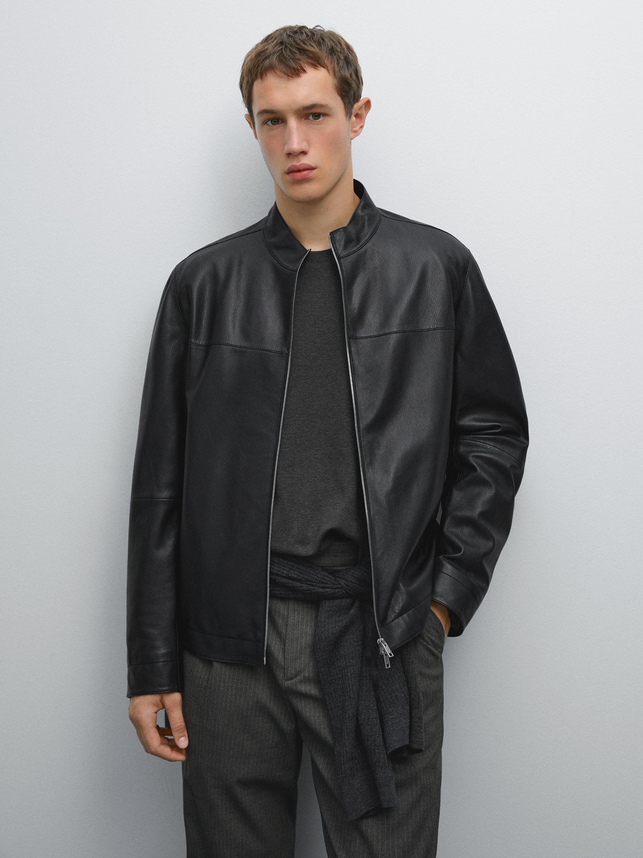 Nappa sheepskin jacket