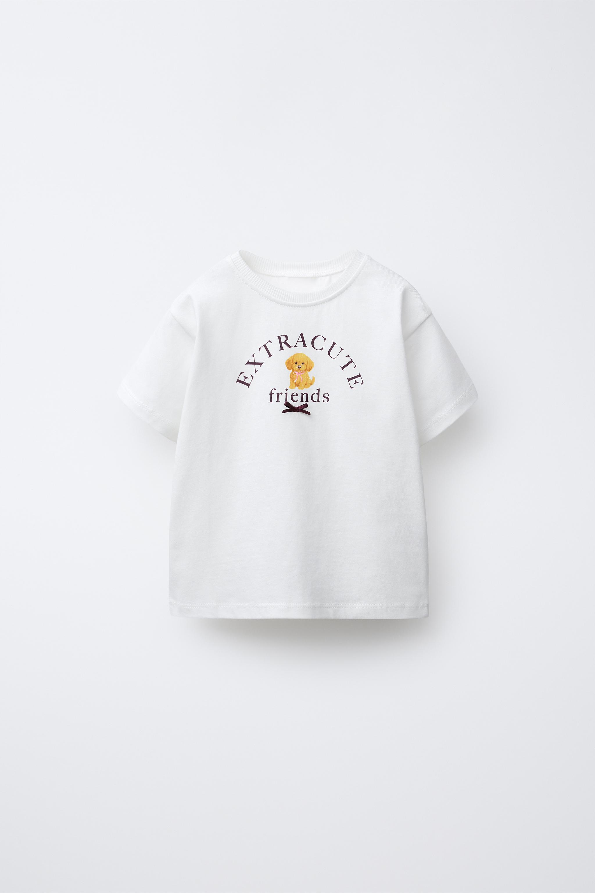 ANIMAL T-SHIRT WITH BOW