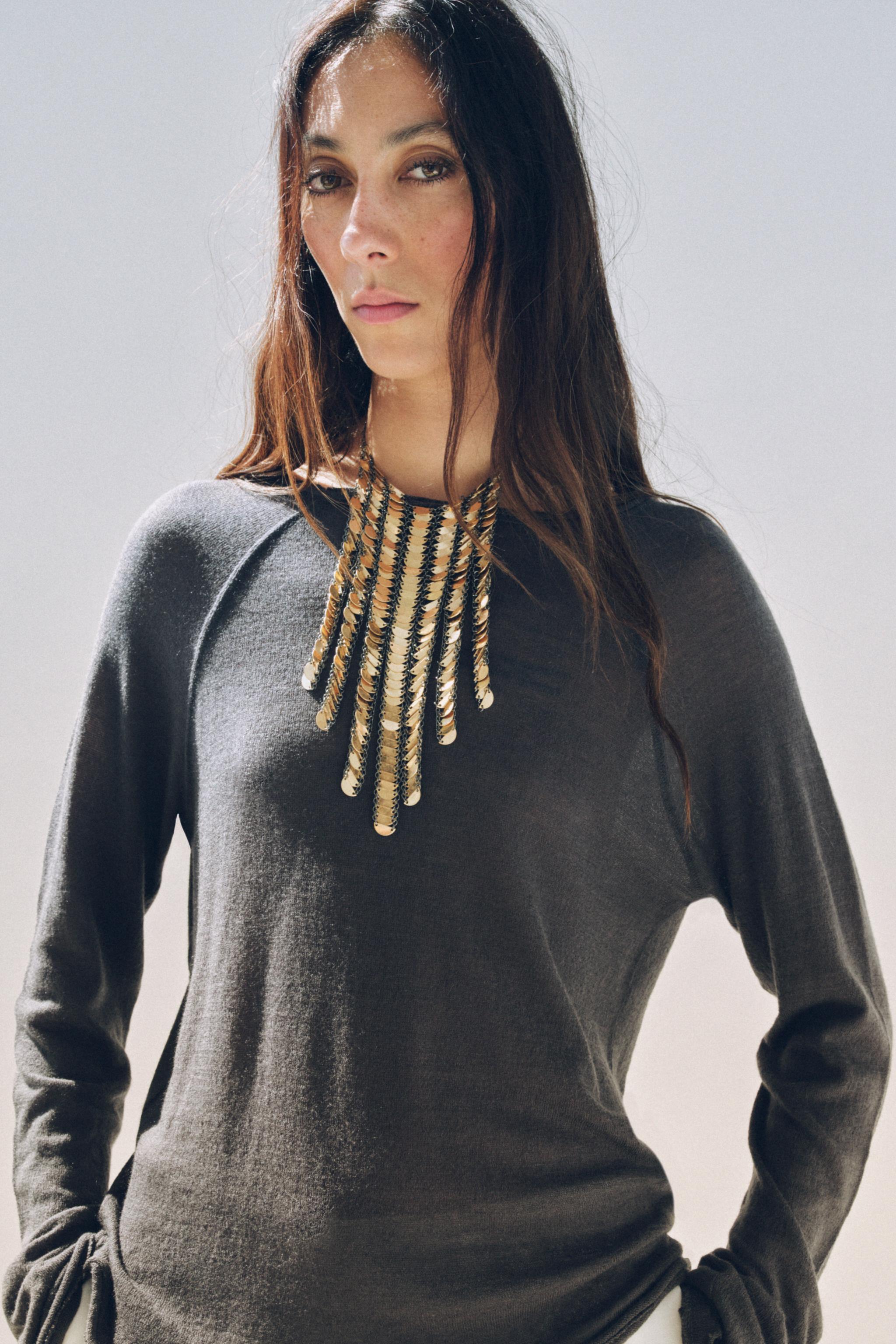 LONG SLEEVE T-SHIRT WITH WOOL