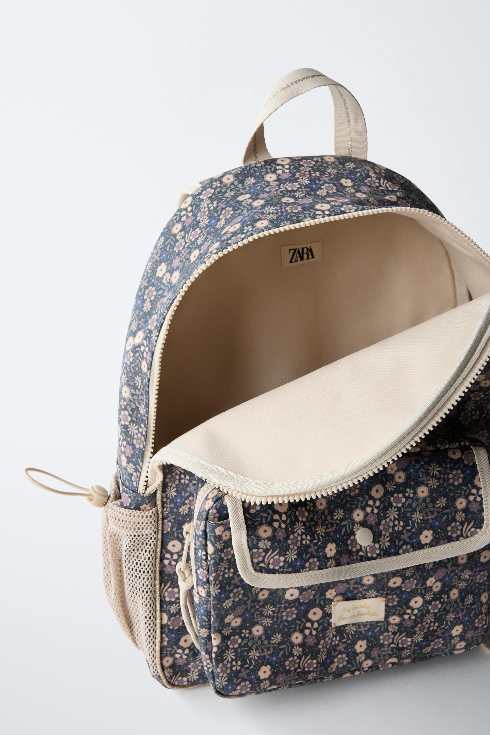 FLORAL SCHOOL BACKPACK