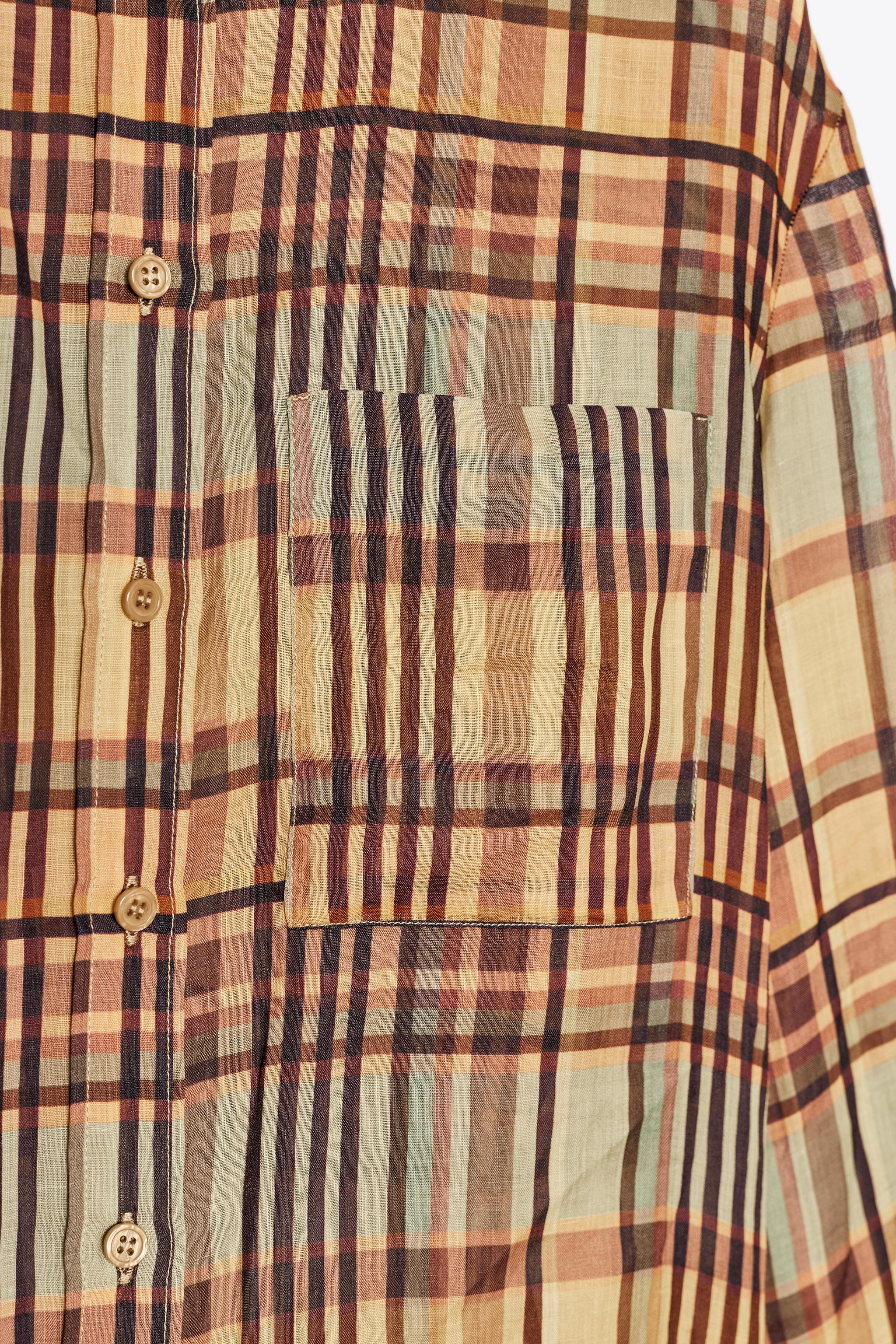 ZW COLLECTION RAMIE PLAID SHIRT