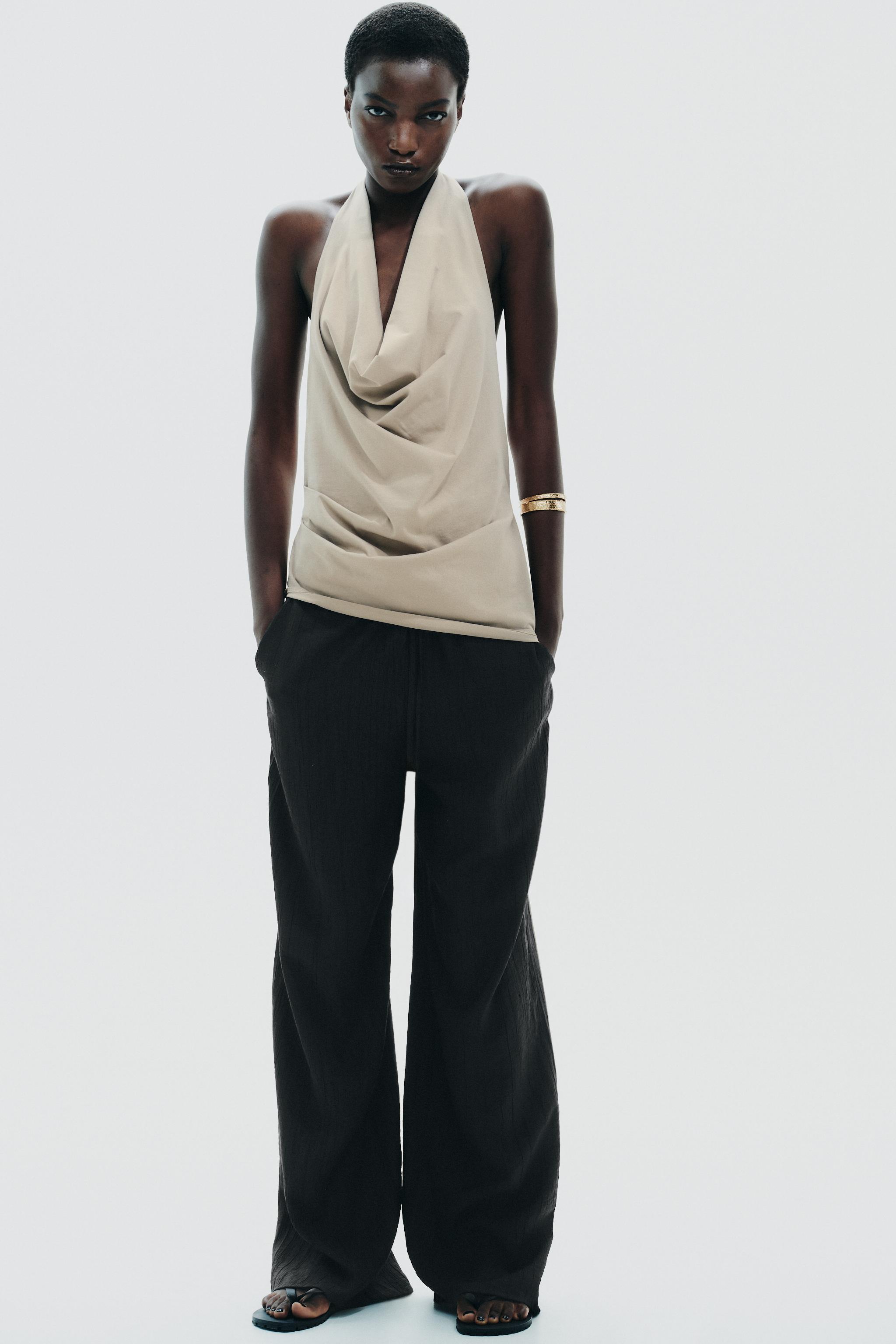 TEXTURED WEAVE PANTS