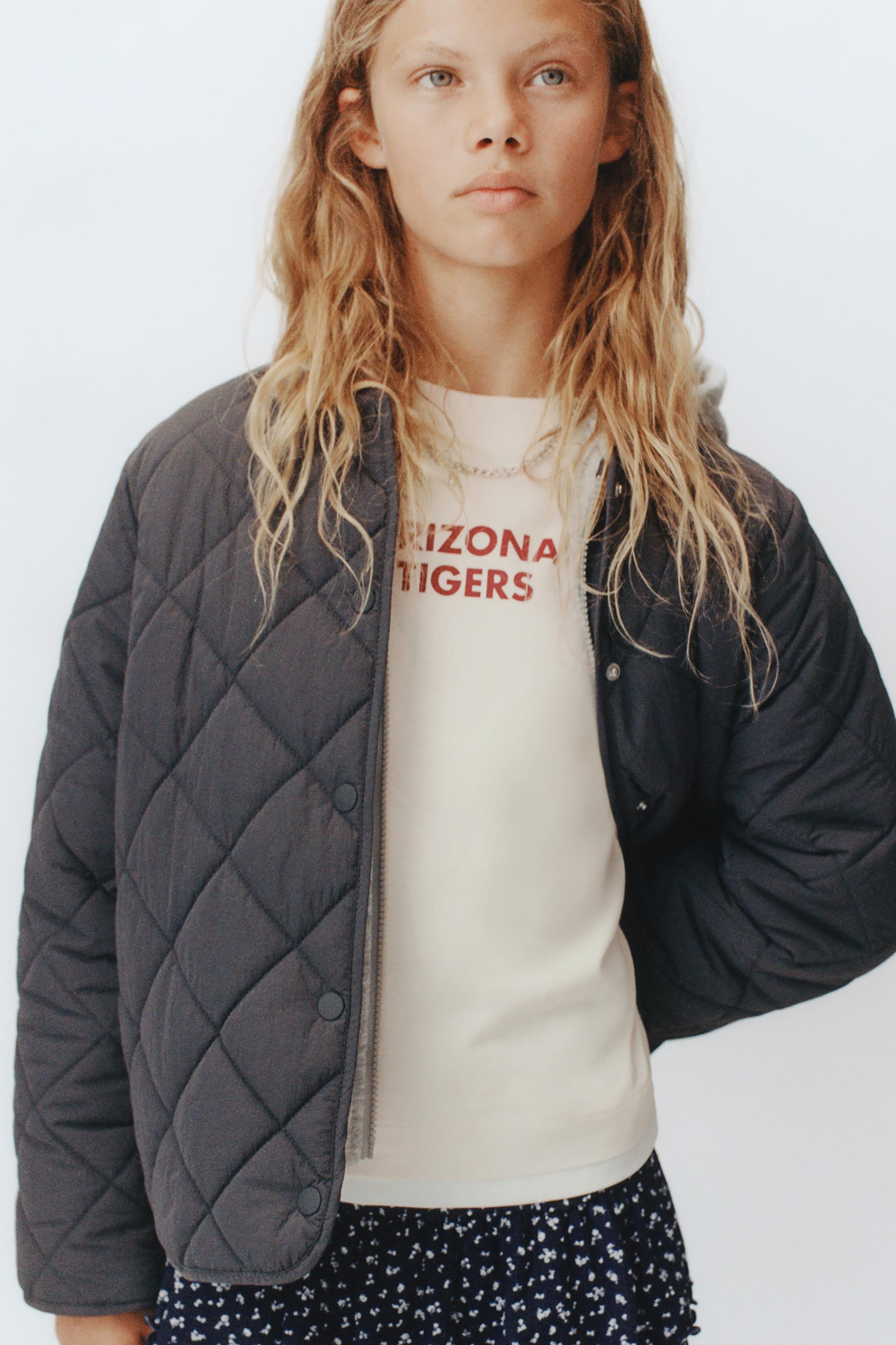 HOODED SWEATSHIRT PUFFER JACKET