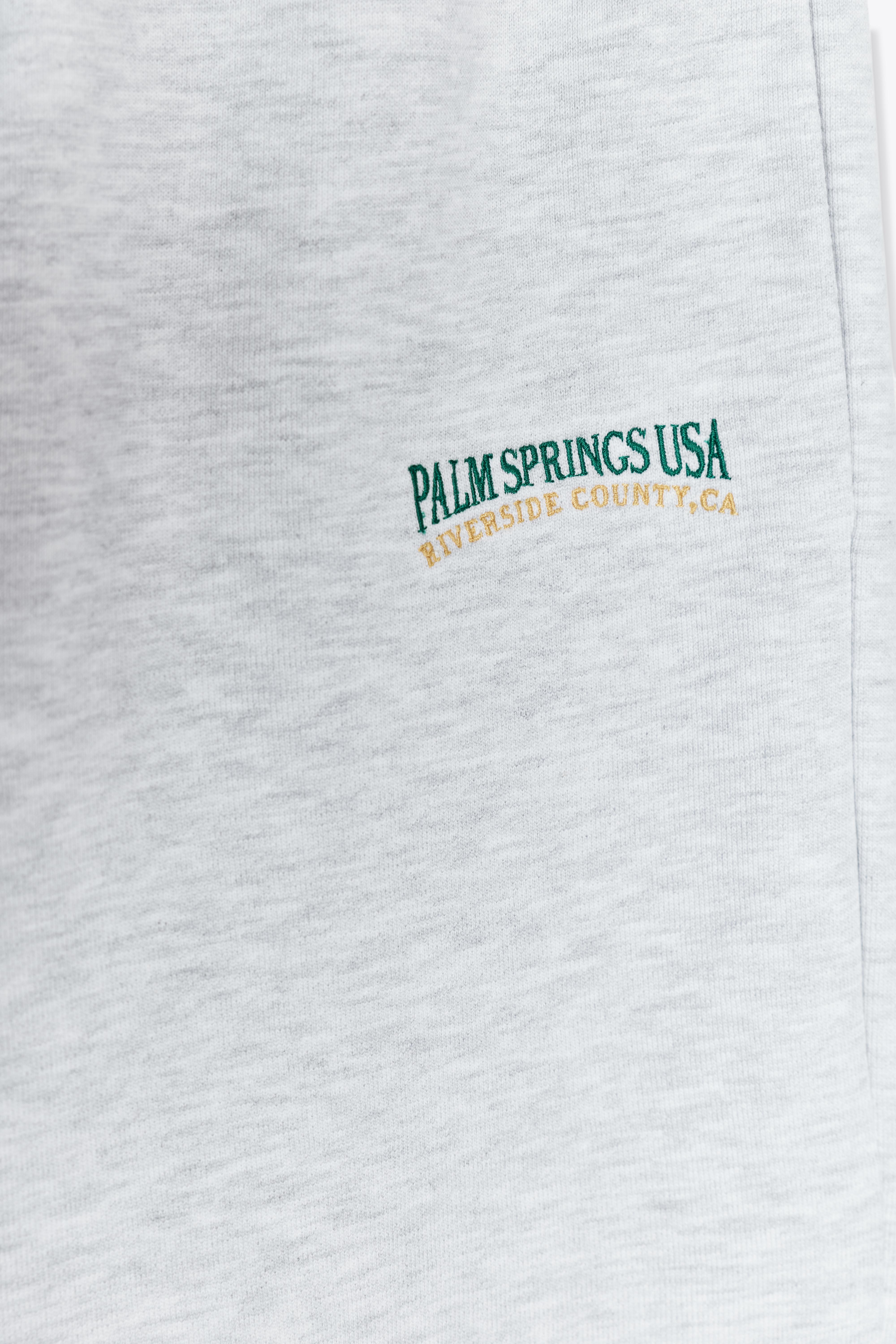 TEXT PRINT COTTON PANTS