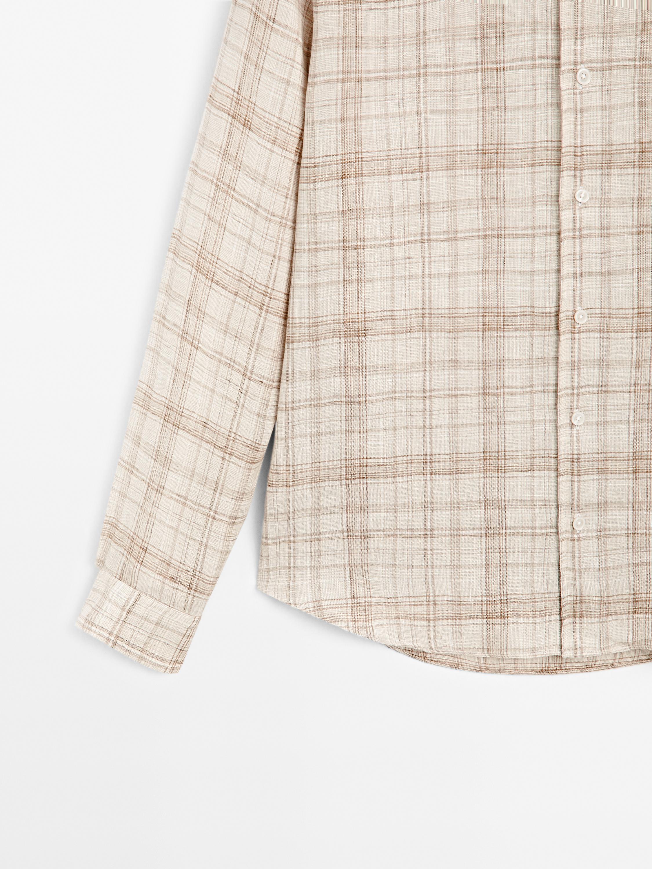 Regular fit check shirt