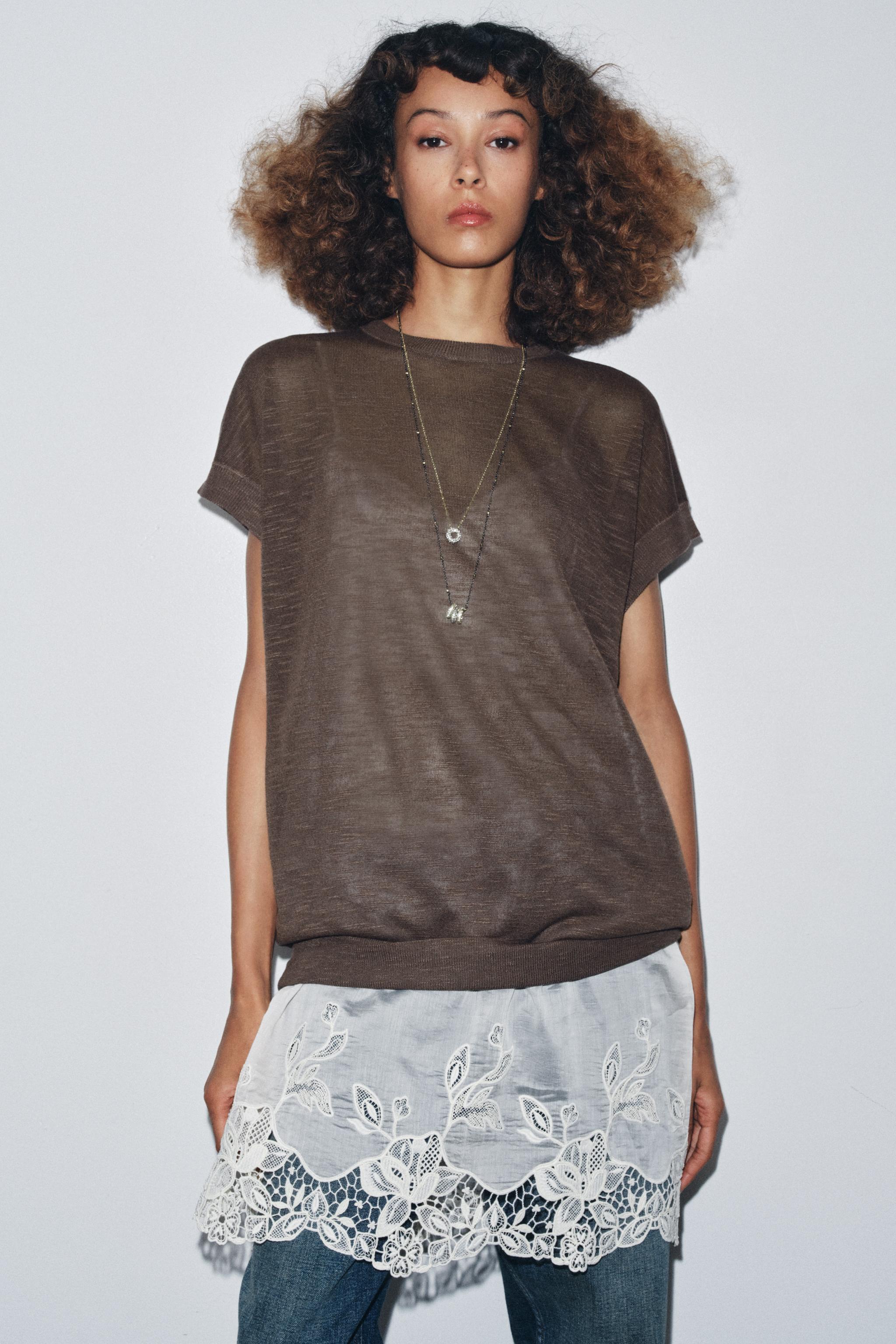 COMBINATION KNIT DRESS