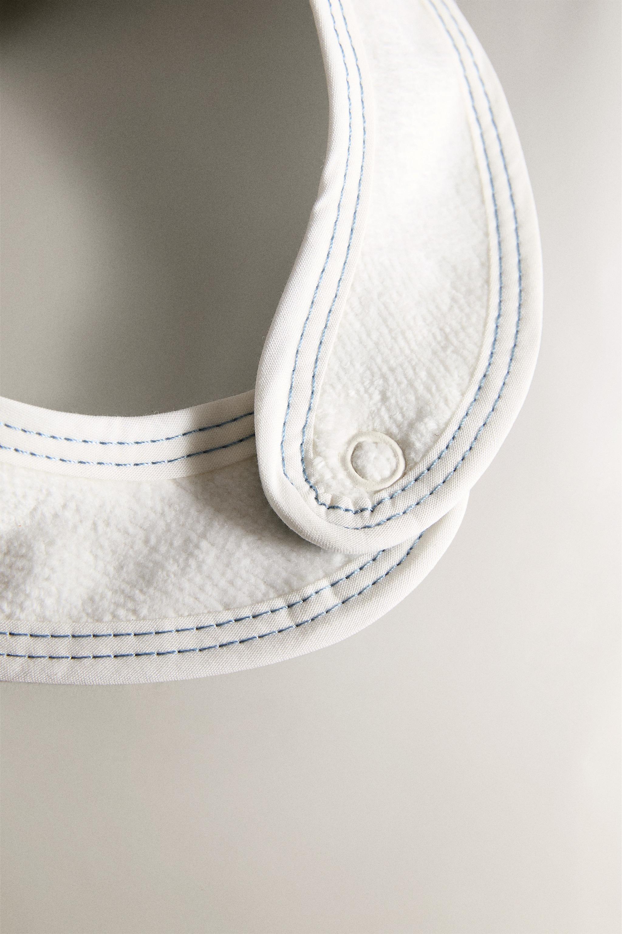 CHILDREN'S VELOUR ELEPHANT BABY BIB