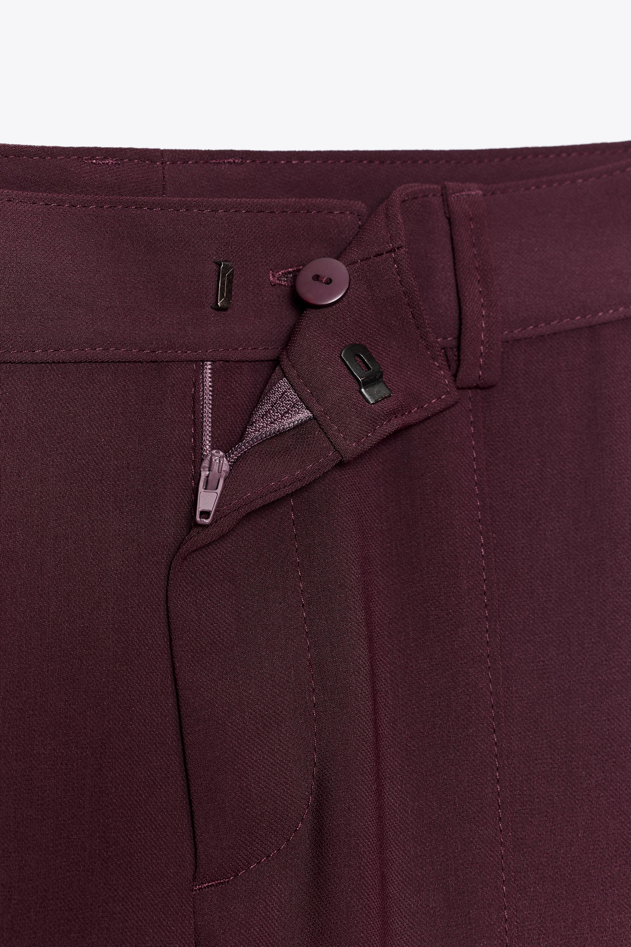 SEAMED STRAIGHT LEG PANTS