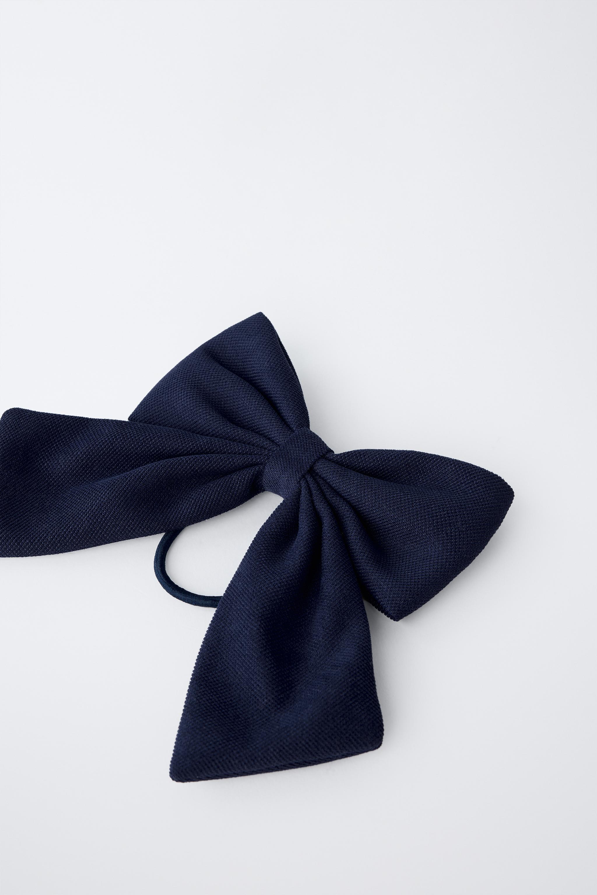 PIQUÉ BOW HAIR TIE
