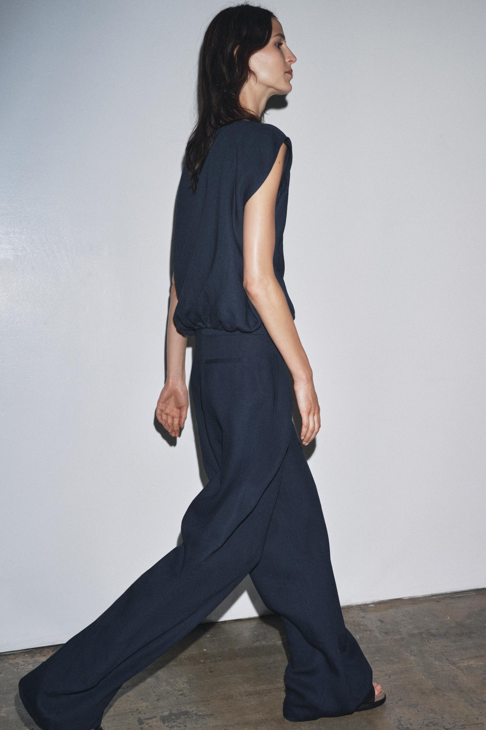 ZW COLLECTION LINEN BALLOON PANTS