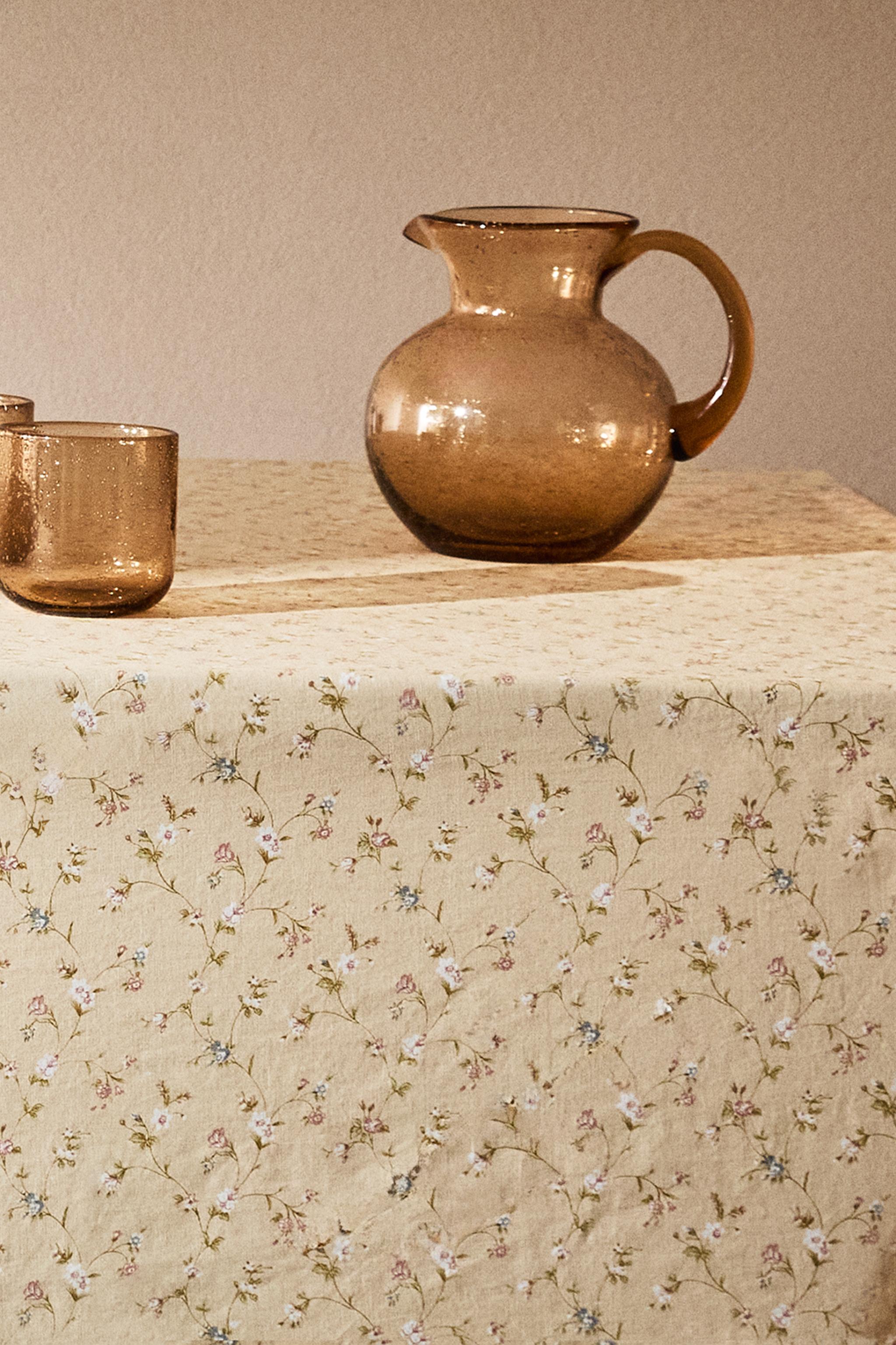 FLORAL COTTON TABLECLOTH