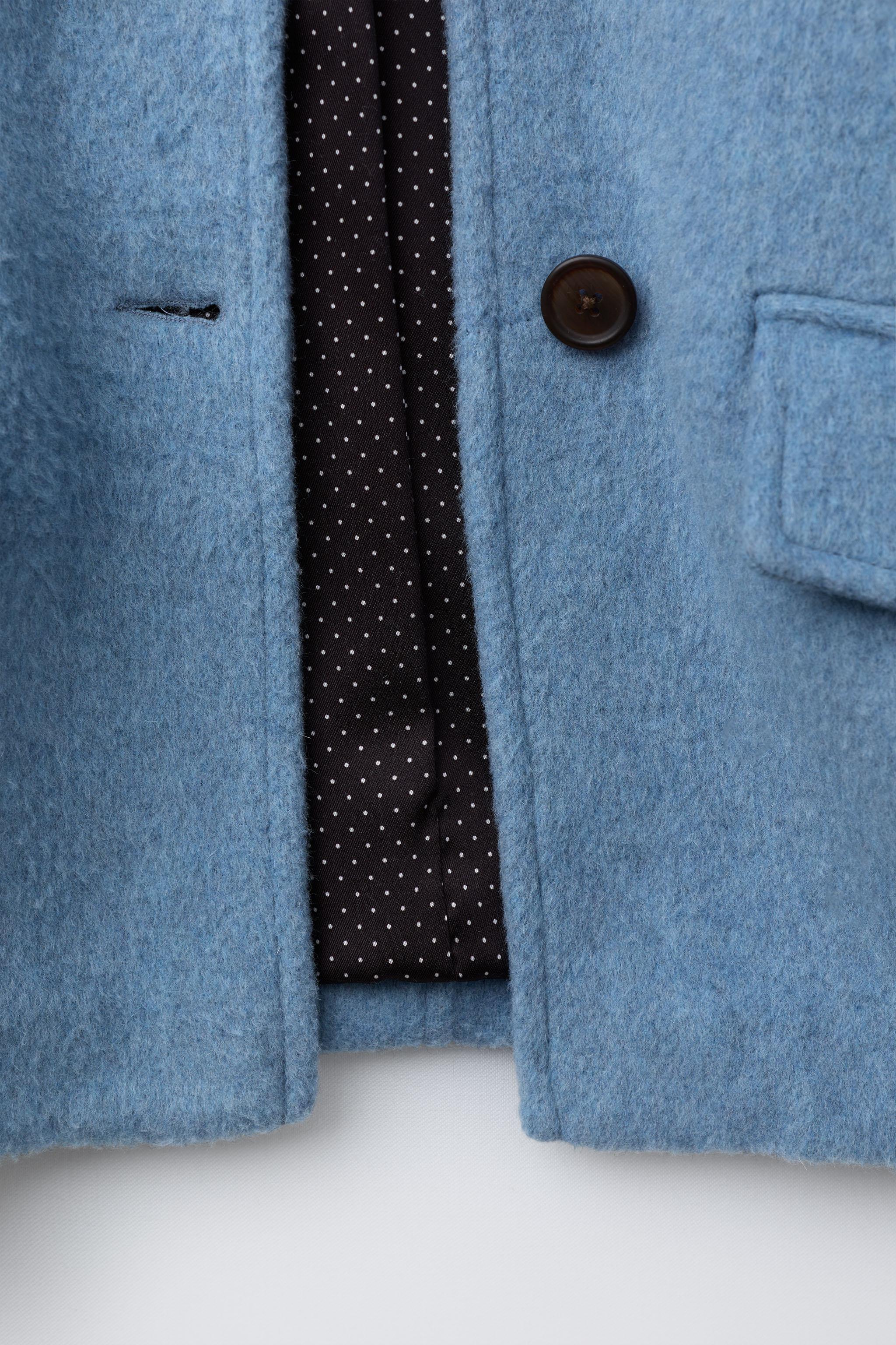 WOOL CLOTH COAT WITH WOOL