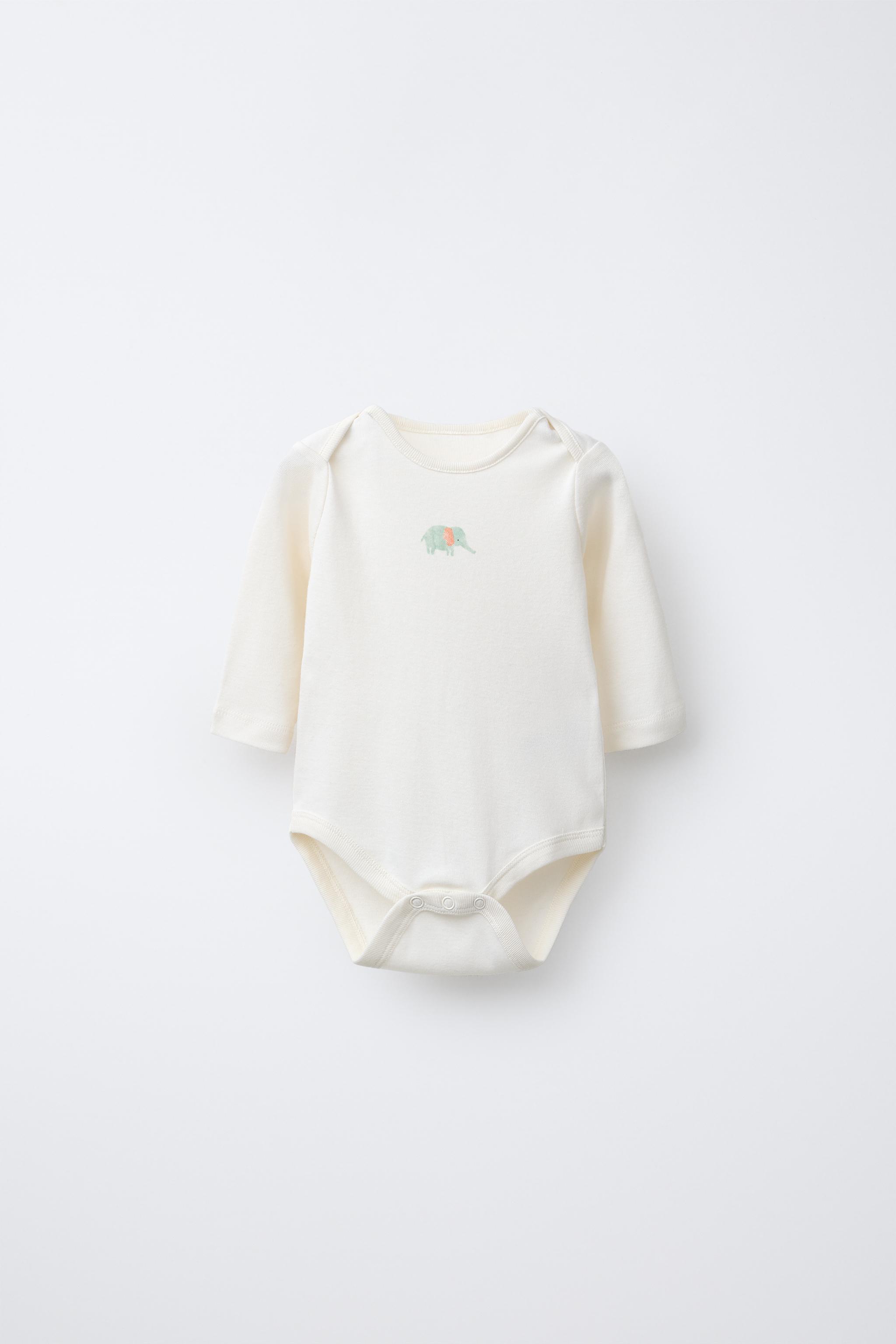 FIVE-PACK OF ELEPHANT BODYSUITS