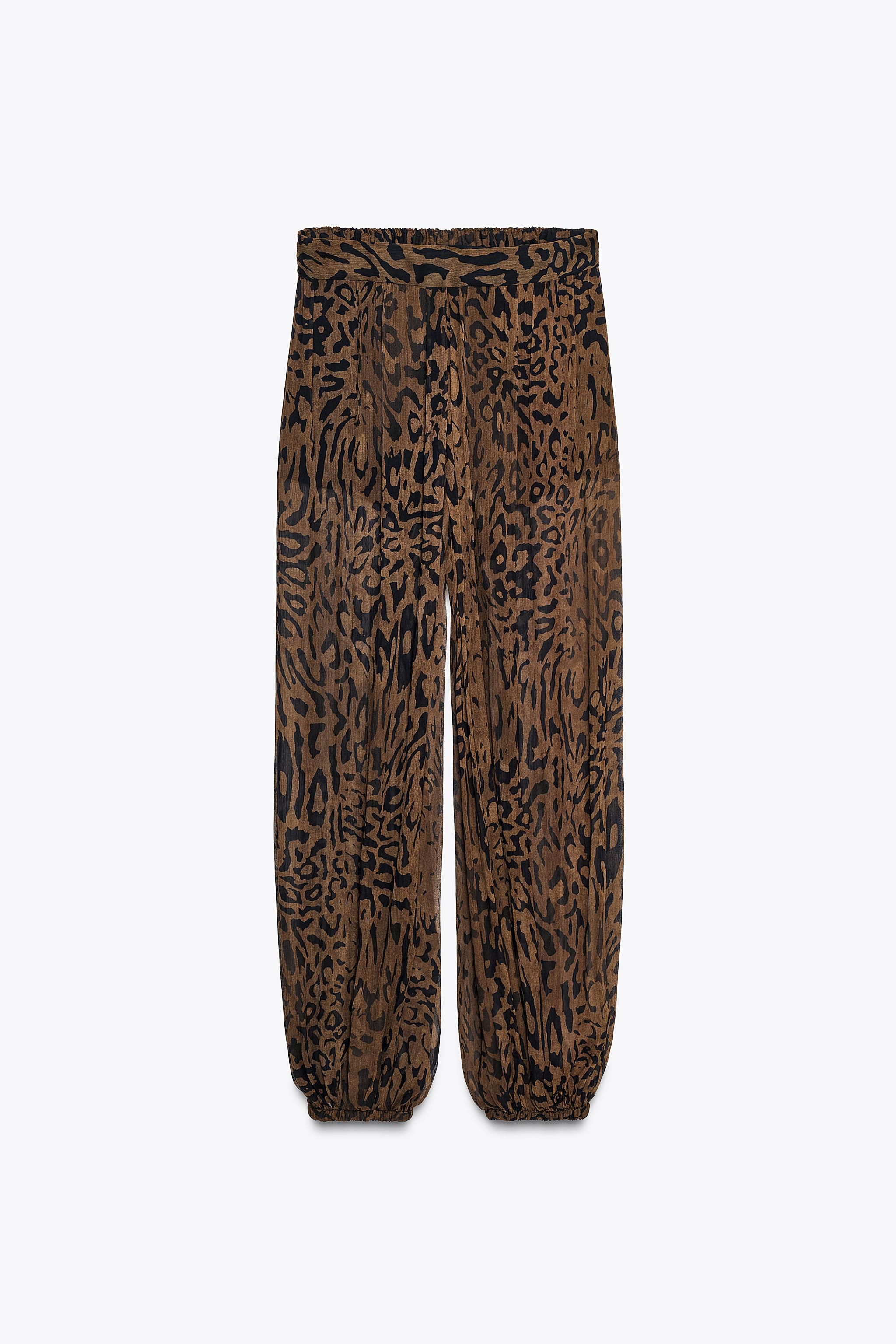 ZW COLLECTION ANIMAL PRINT BLOOMER PANTS