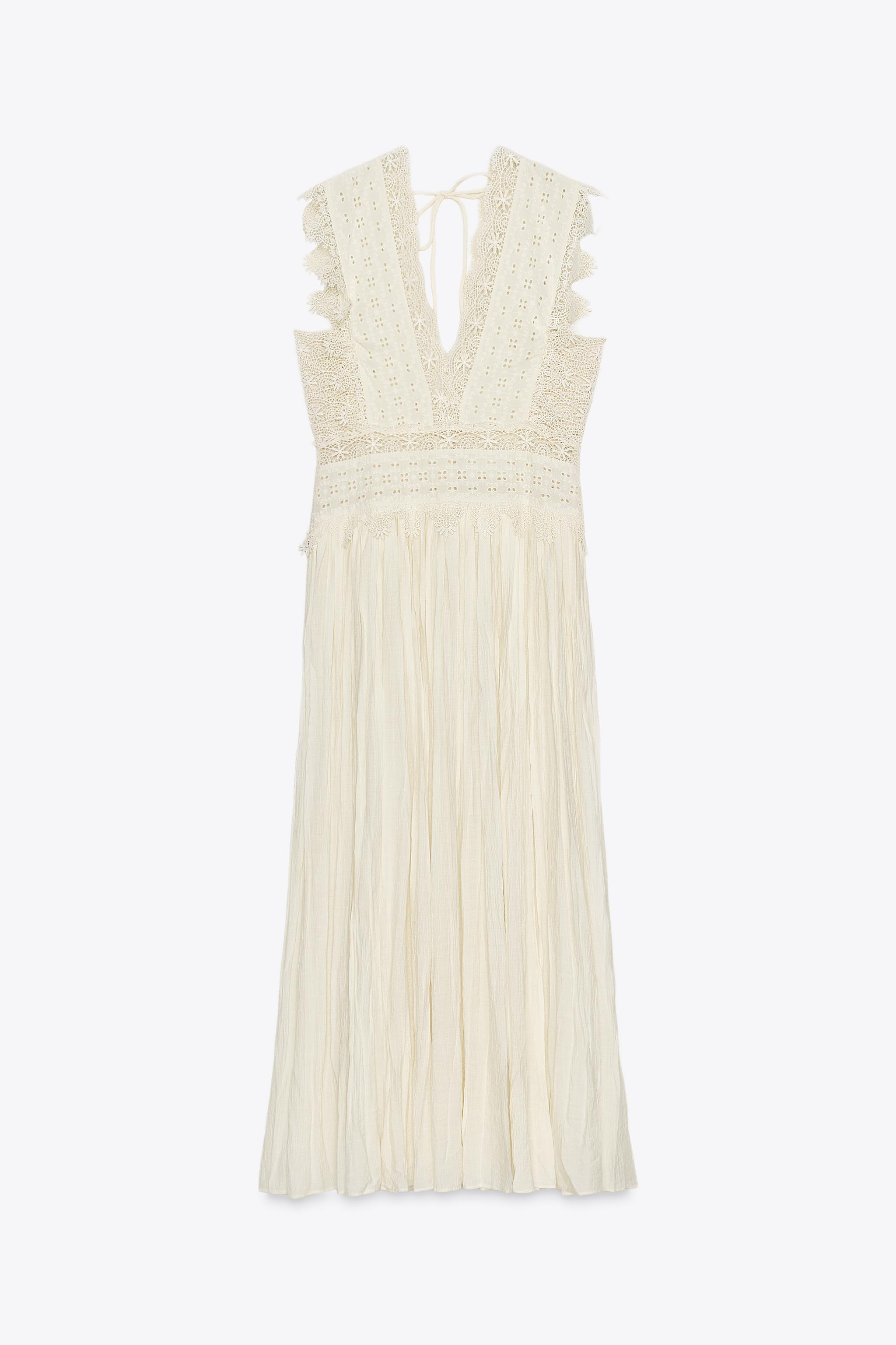 ZW COLLECTION LACE STRAP DRESS