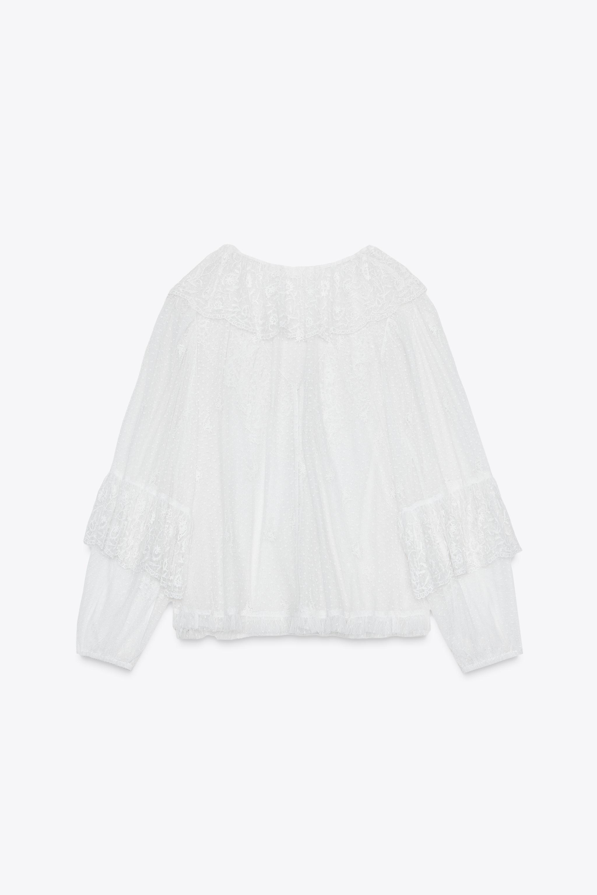 SEMI-SHEER ROMANTIC BLOUSE