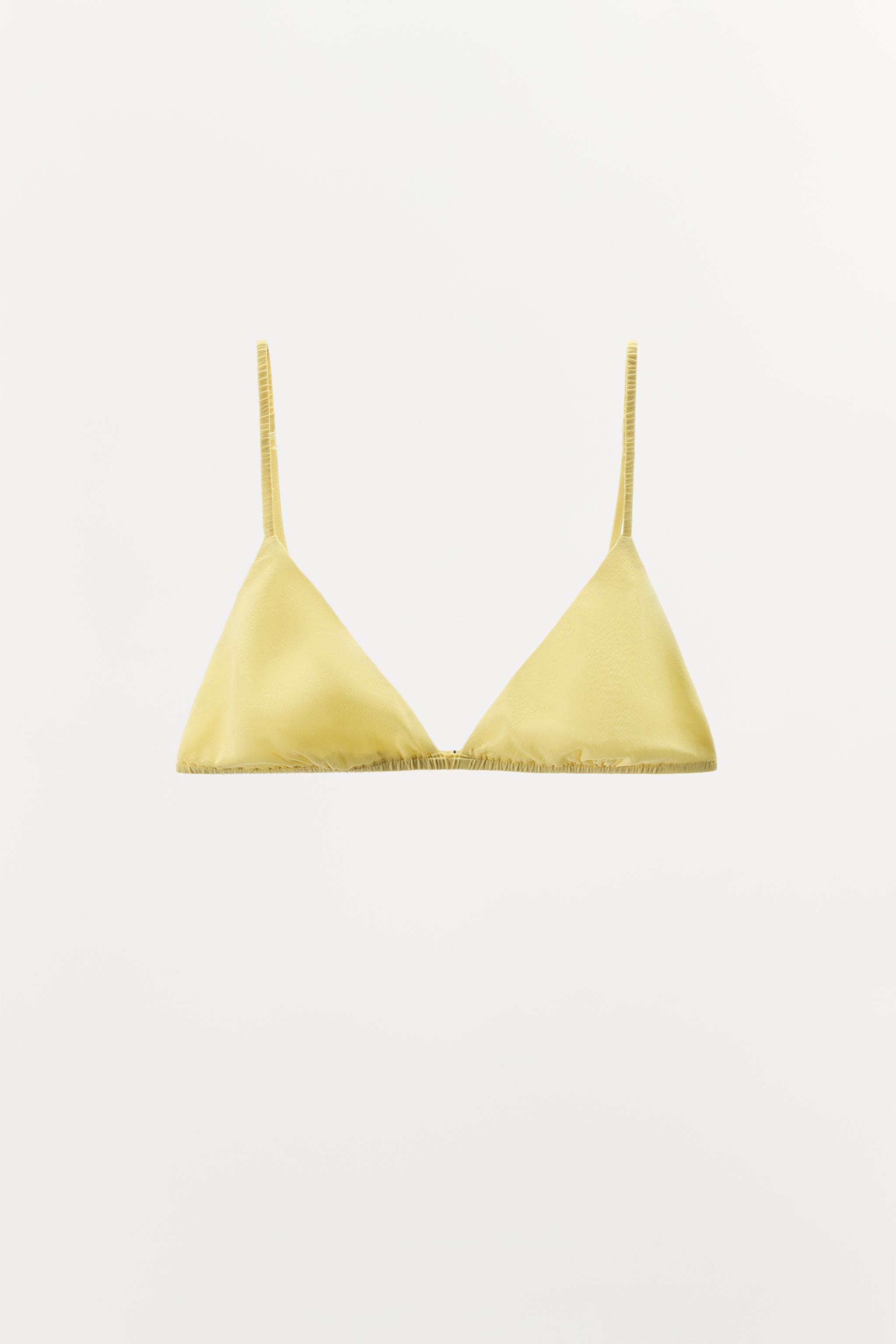SILK TRIANGLE BRALETTE