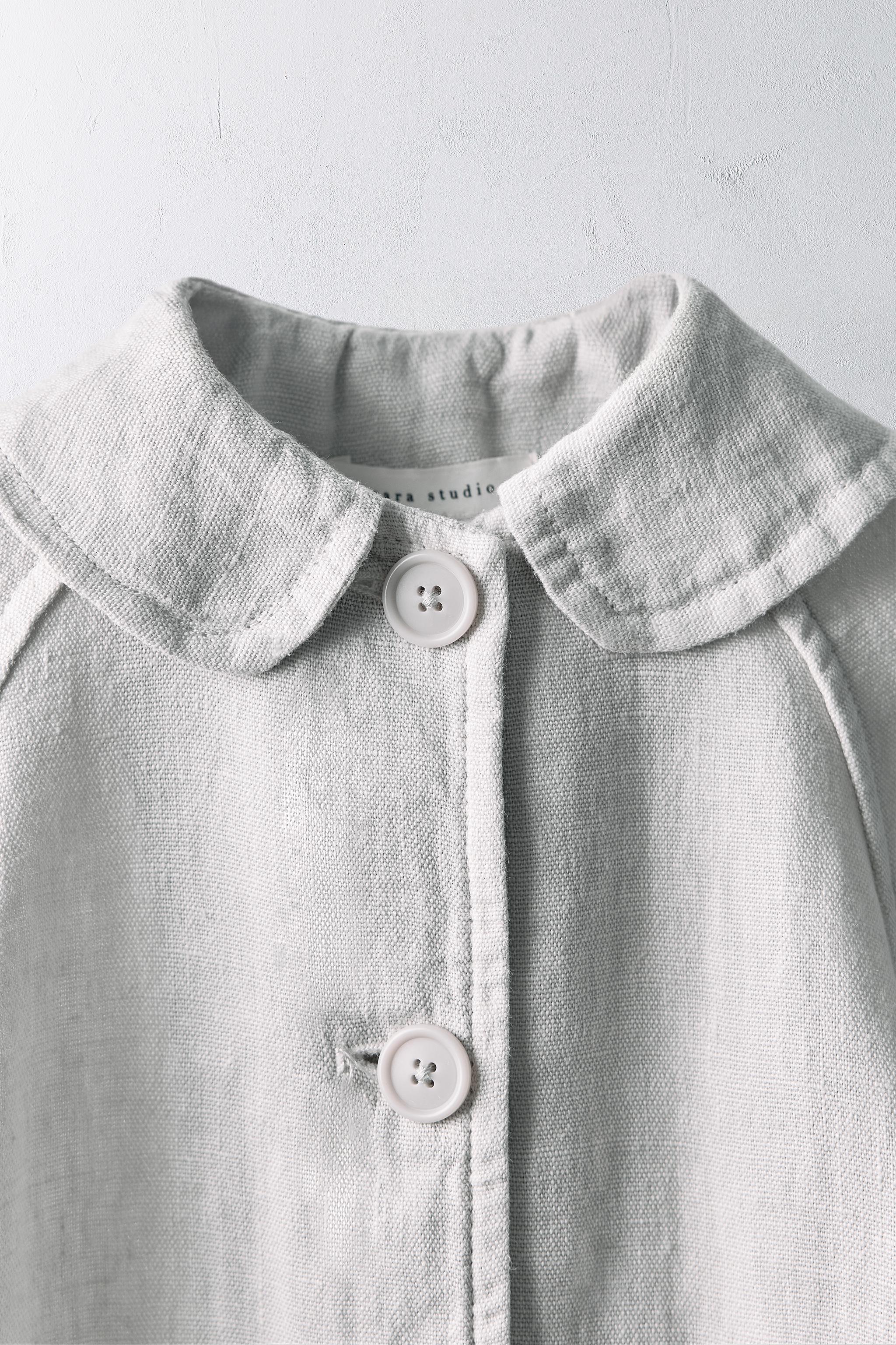 AGES 2-5/ LIMITED EDITION 100% LINEN TRENCH COAT