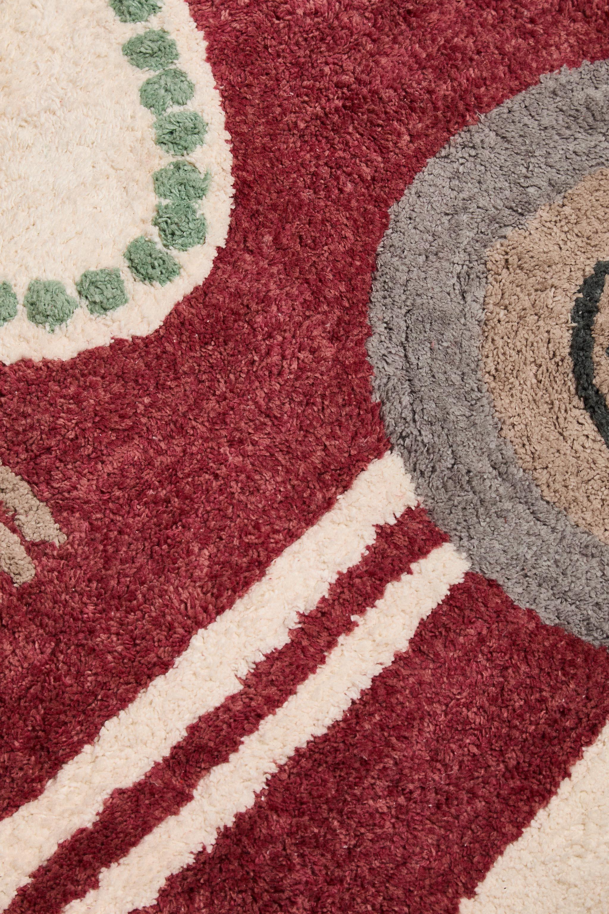 CHILDREN'S RACING CAR COTTON AREA RUG