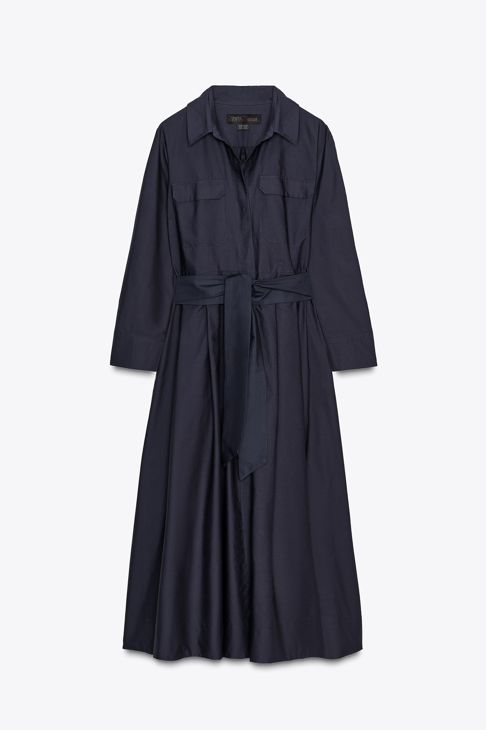 ZW COLLECTION POPLIN SHIRT DRESS