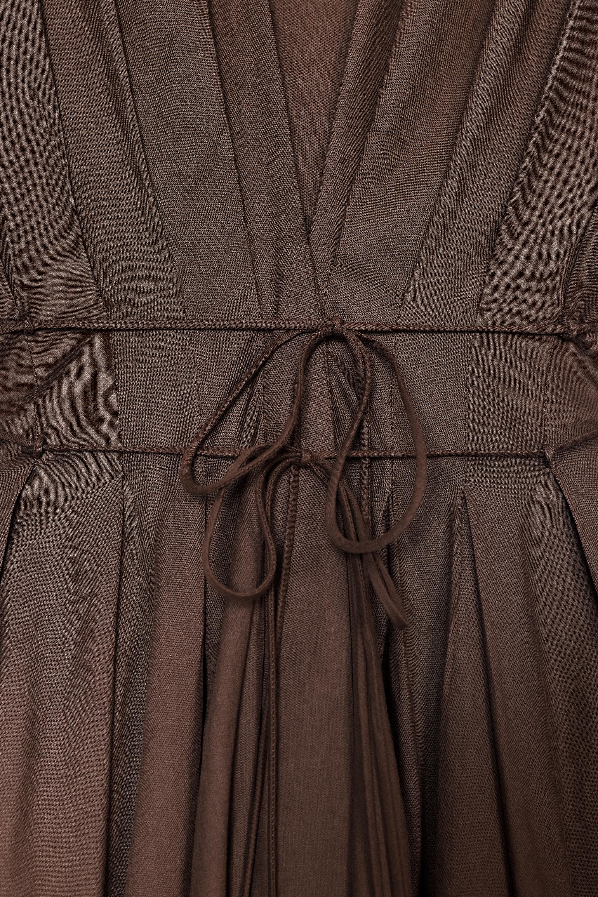 ZW COLLECTION PLEATED MIDI DRESS