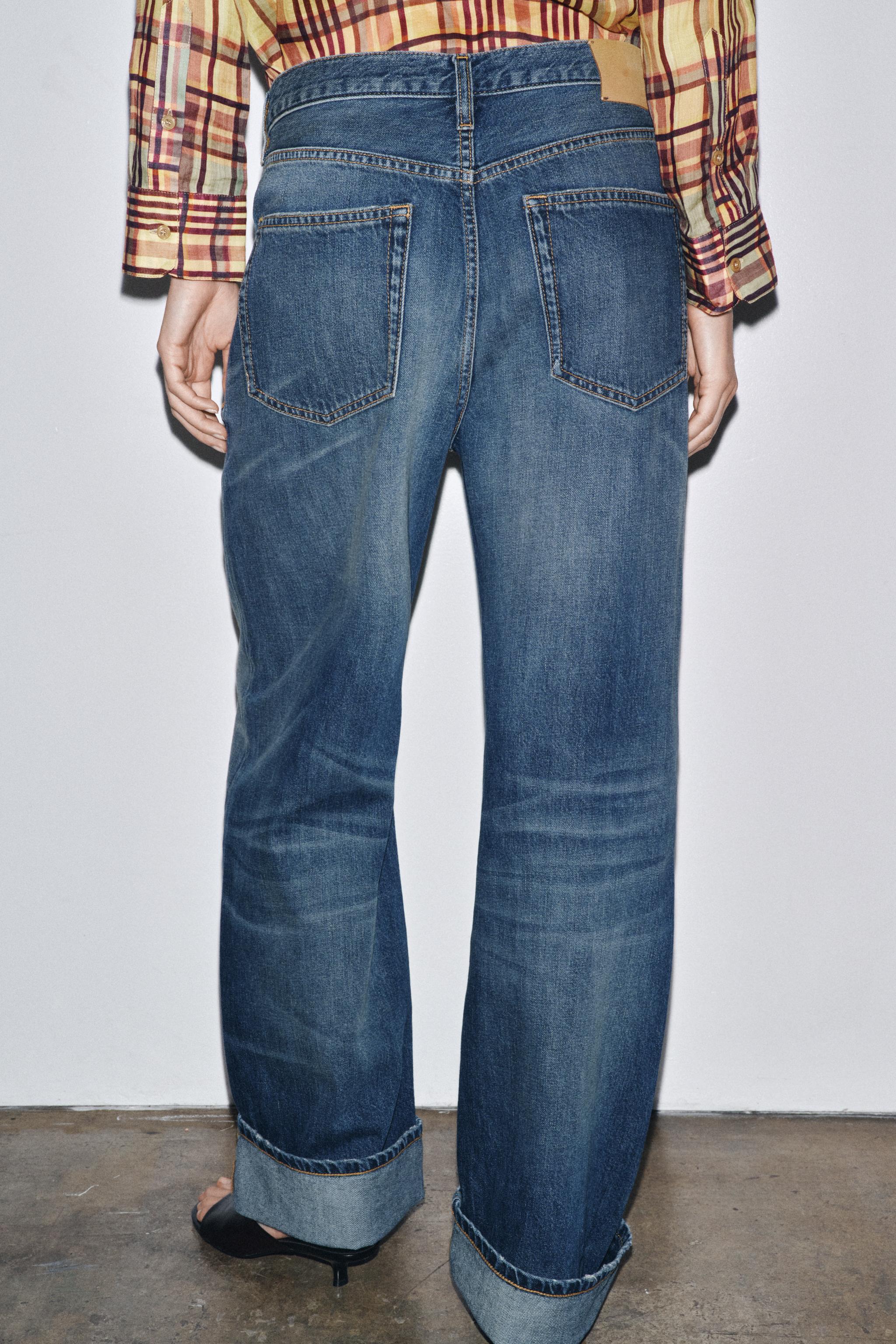 ZW COLLECTION LOW-RISE BAGGY JEANS