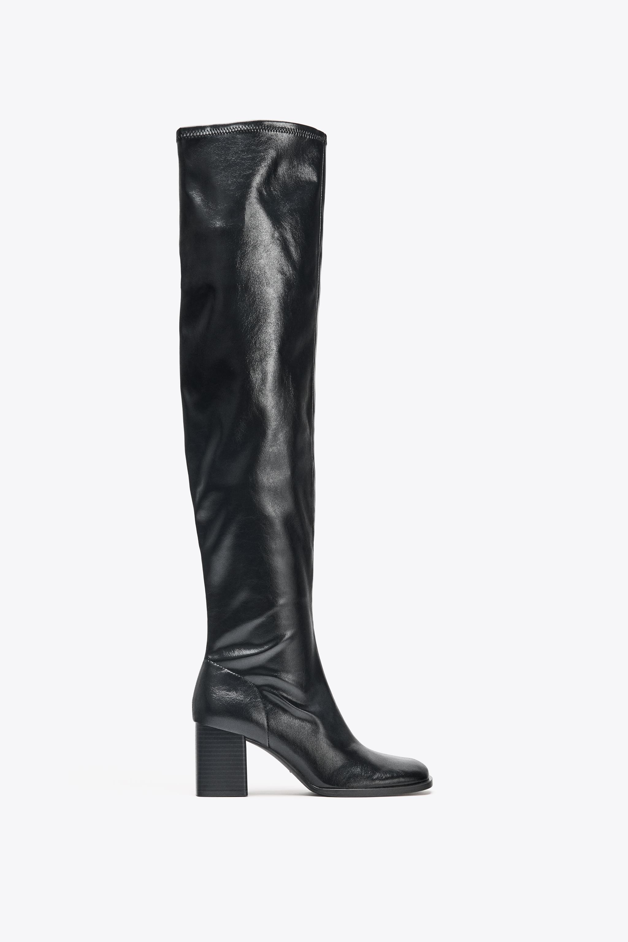 HIGH SHAFT HEELED BOOTS