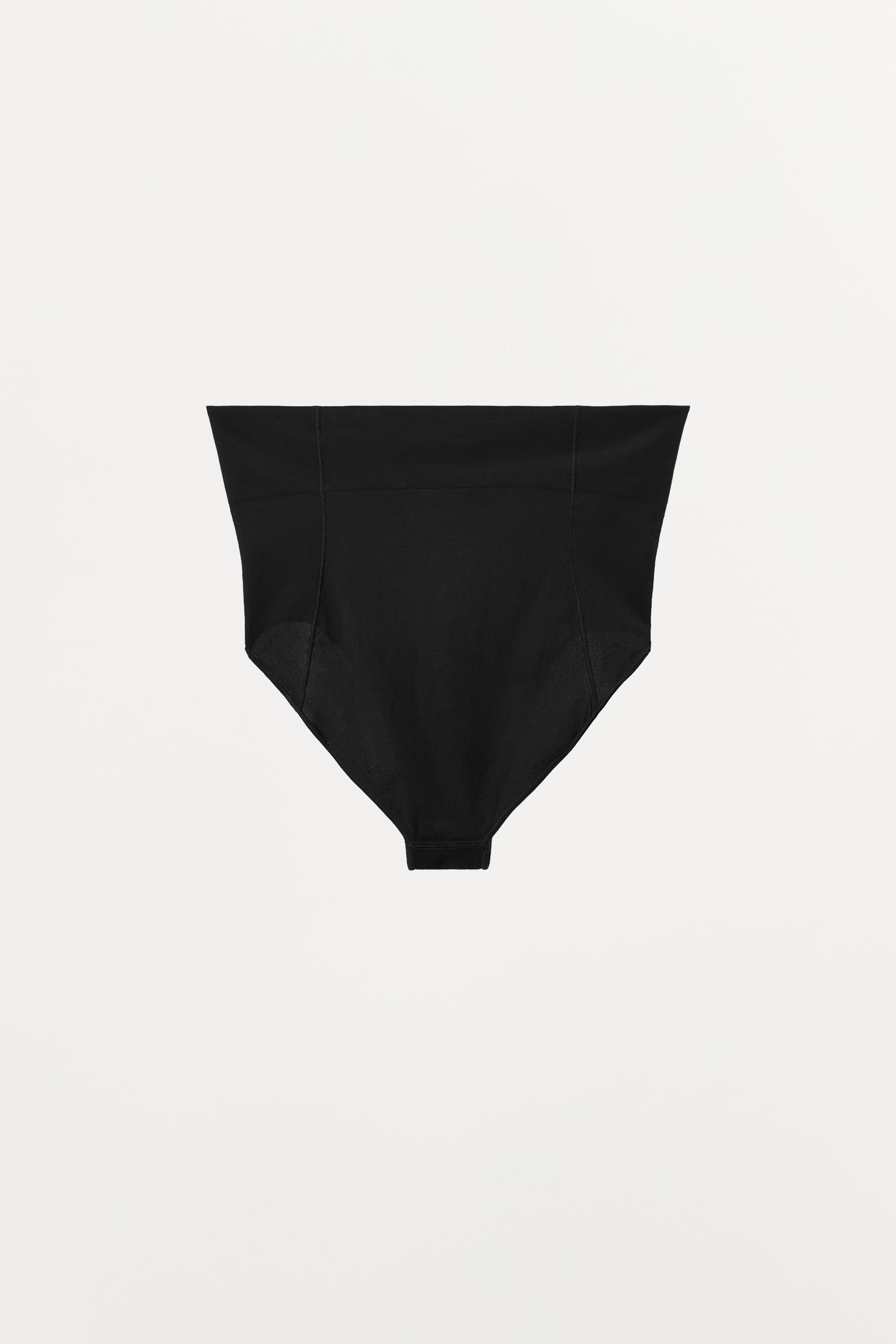 HIGH WAIST PANTIES WITH POLYAMIDE