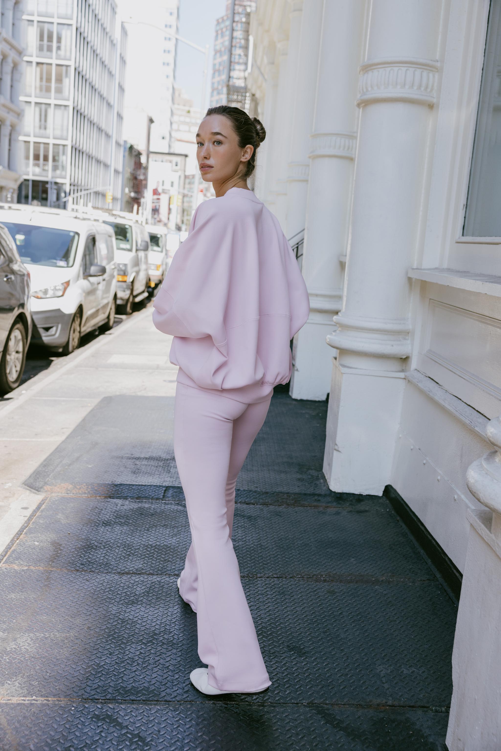 INTERLOCK FLARE PANTS