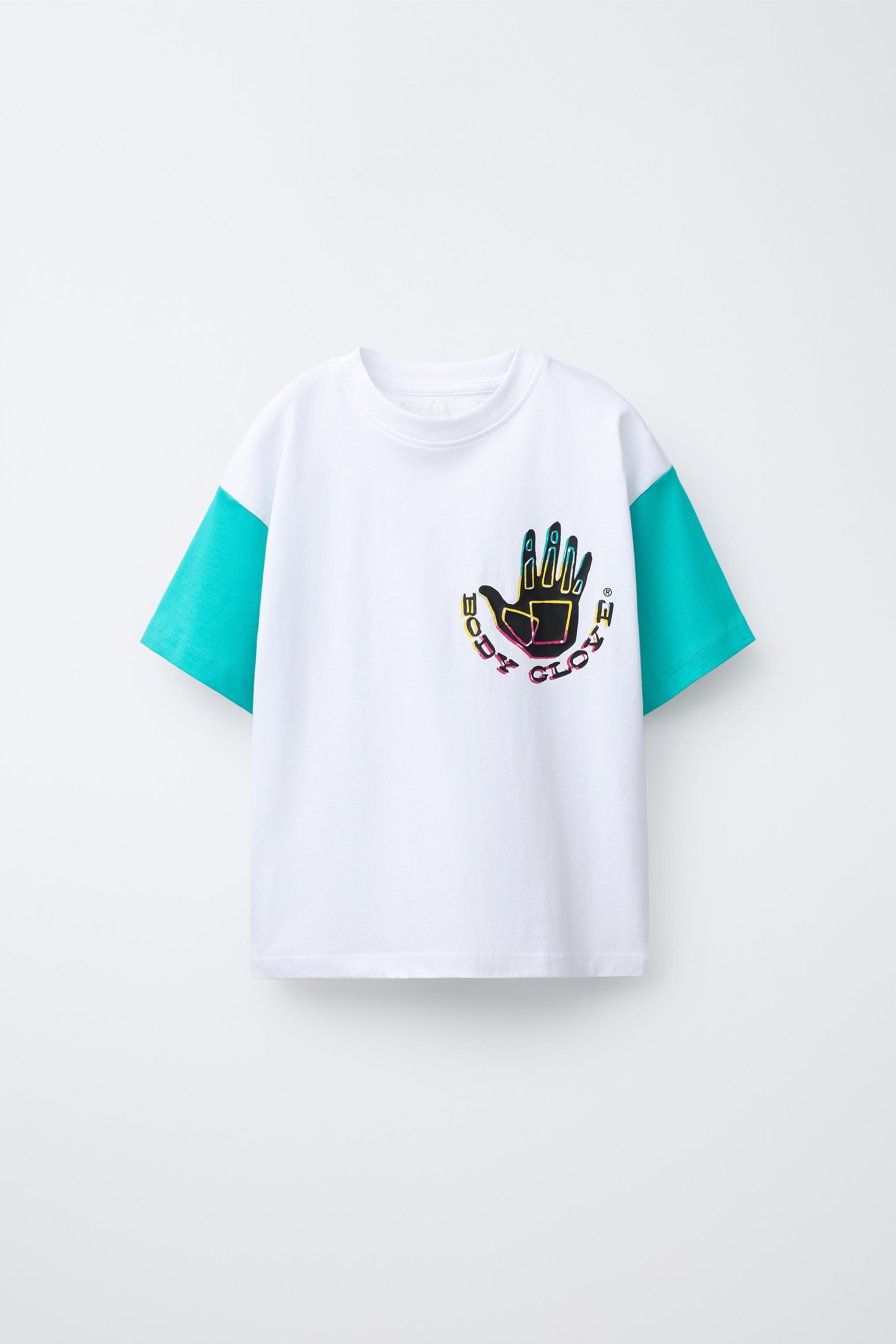 ZARA X BODY GLOVE ® CONTRAST SLEEVE T-SHIRT