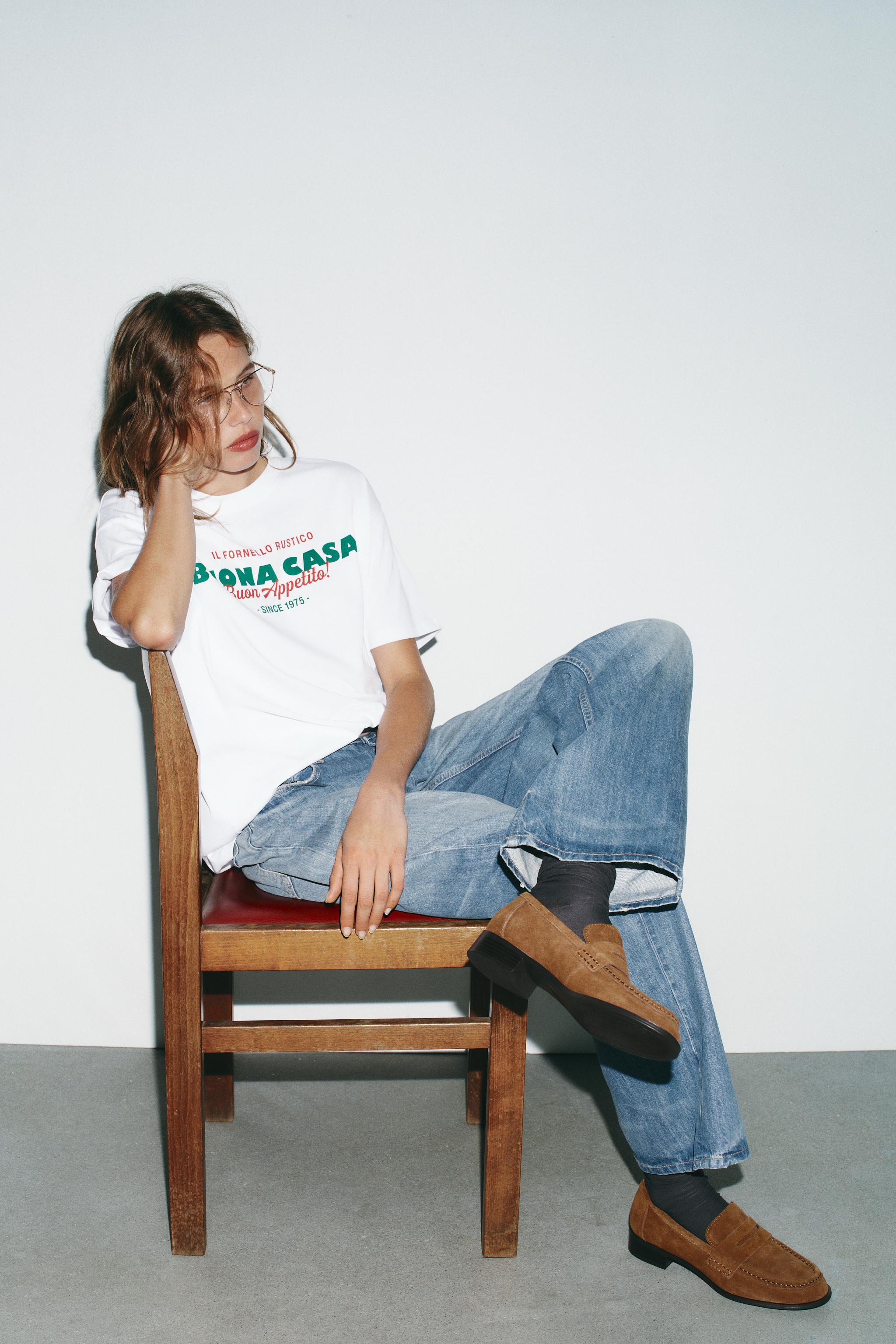 SPLIT LEATHER SADDLE LOAFERS