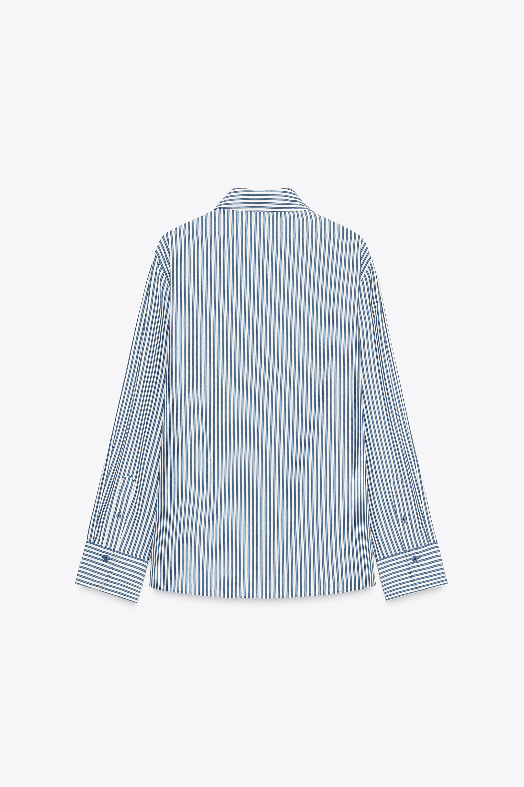 FLOWY STRIPED SHIRT ZW COLLECTION