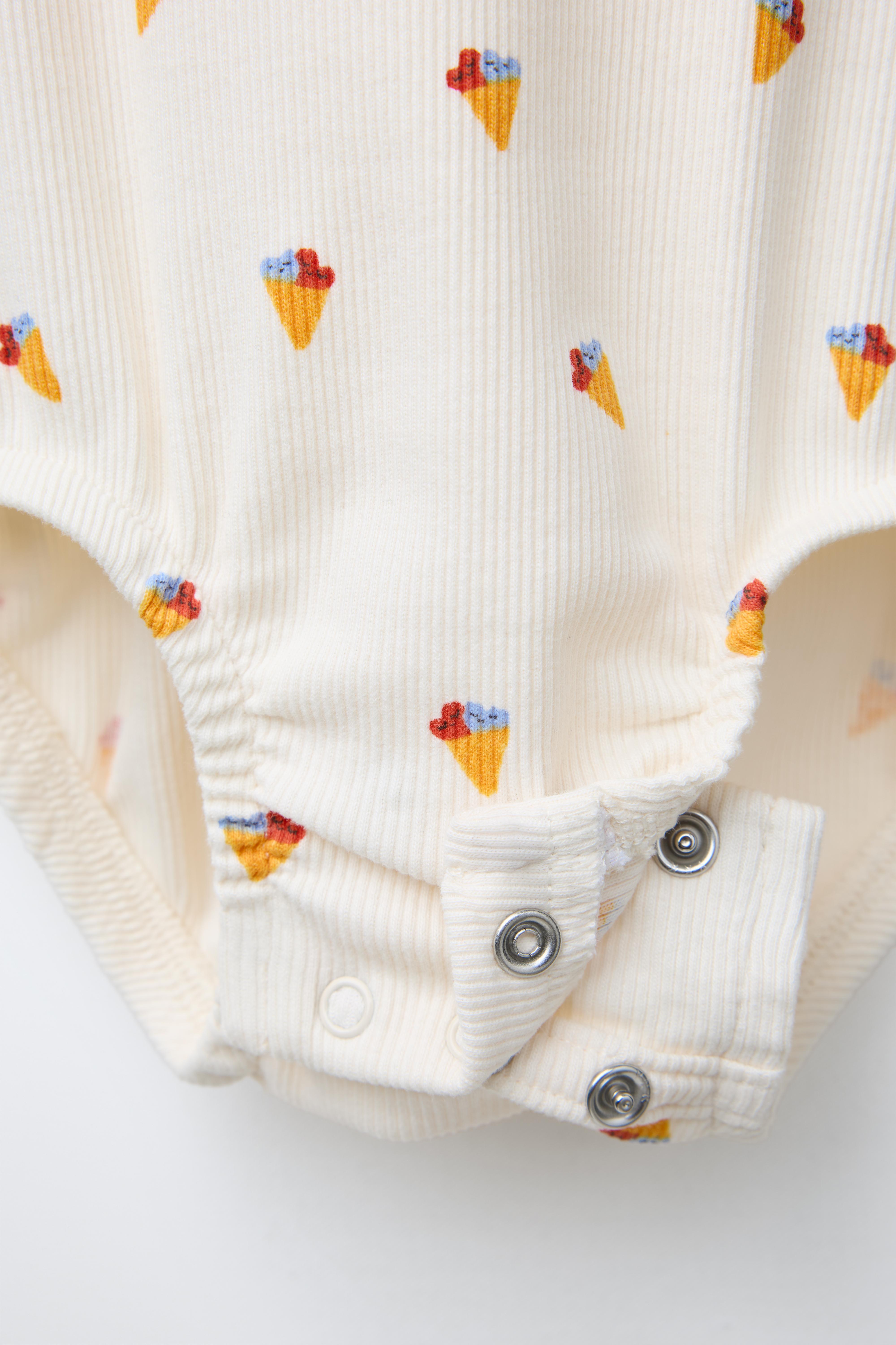 TWO-PACK OF ICE CREAM PRINTED BODYSUITS