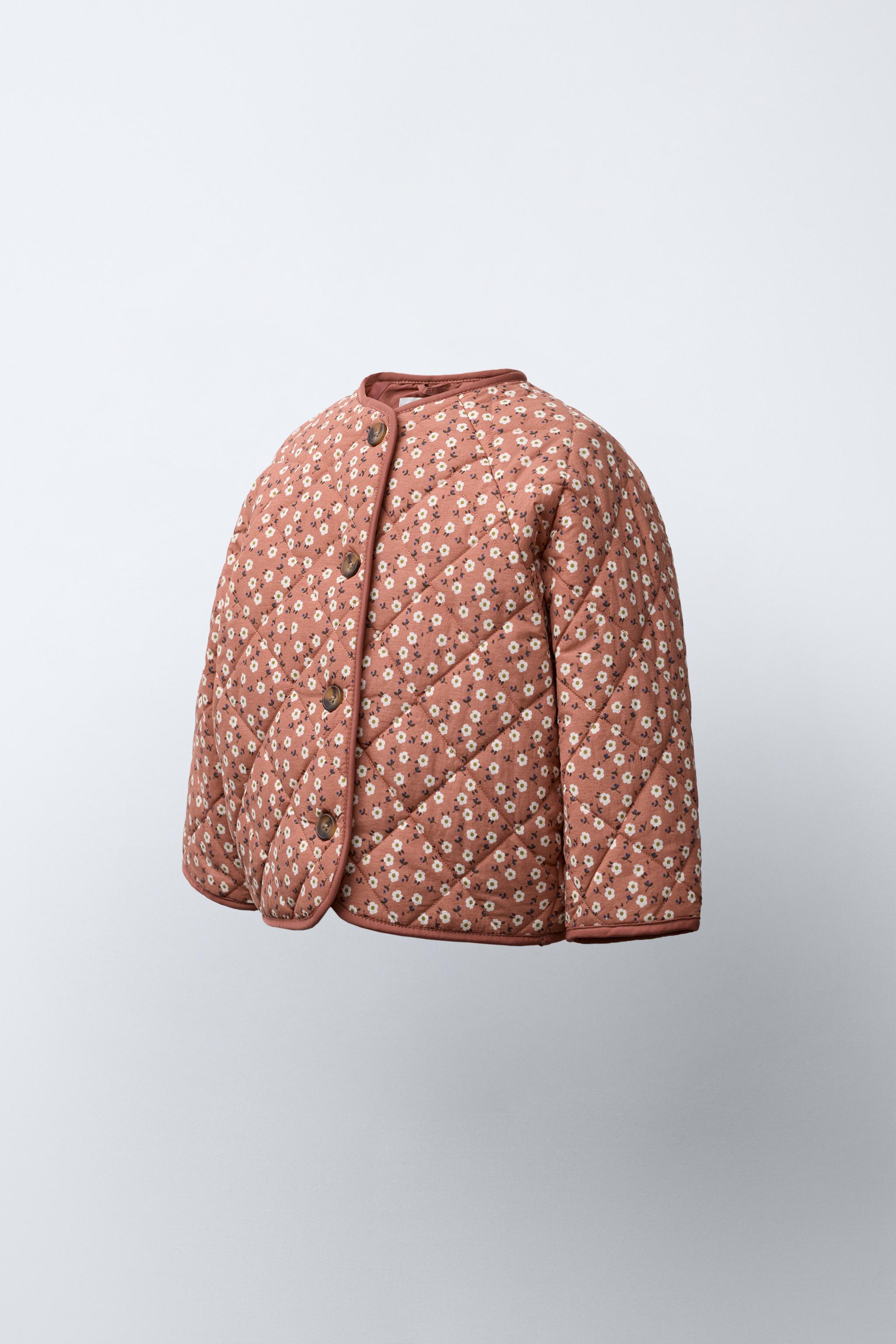 FLORAL PRINT NYLON JACKET