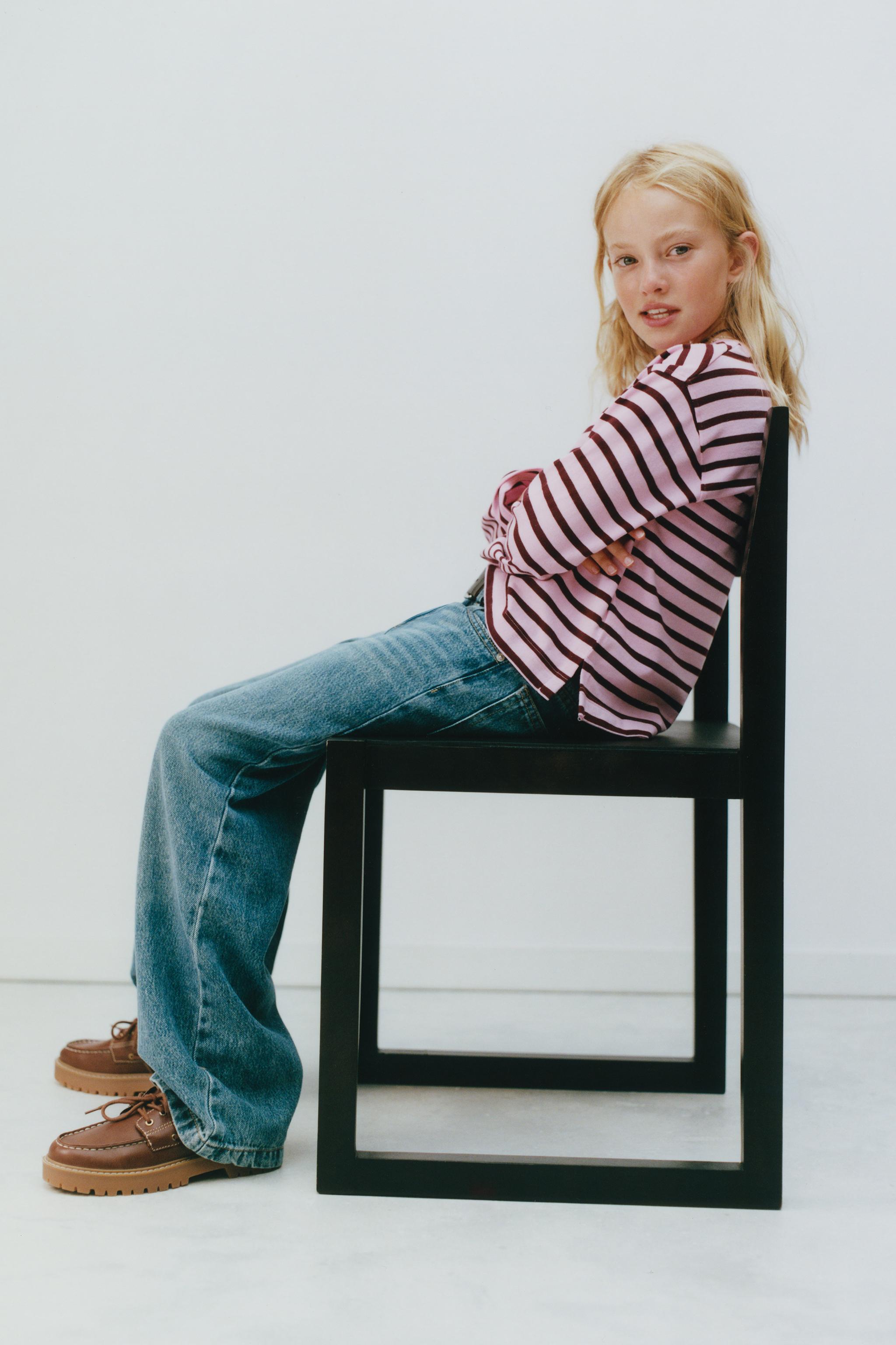 STRIPED HEART PATCH T-SHIRT