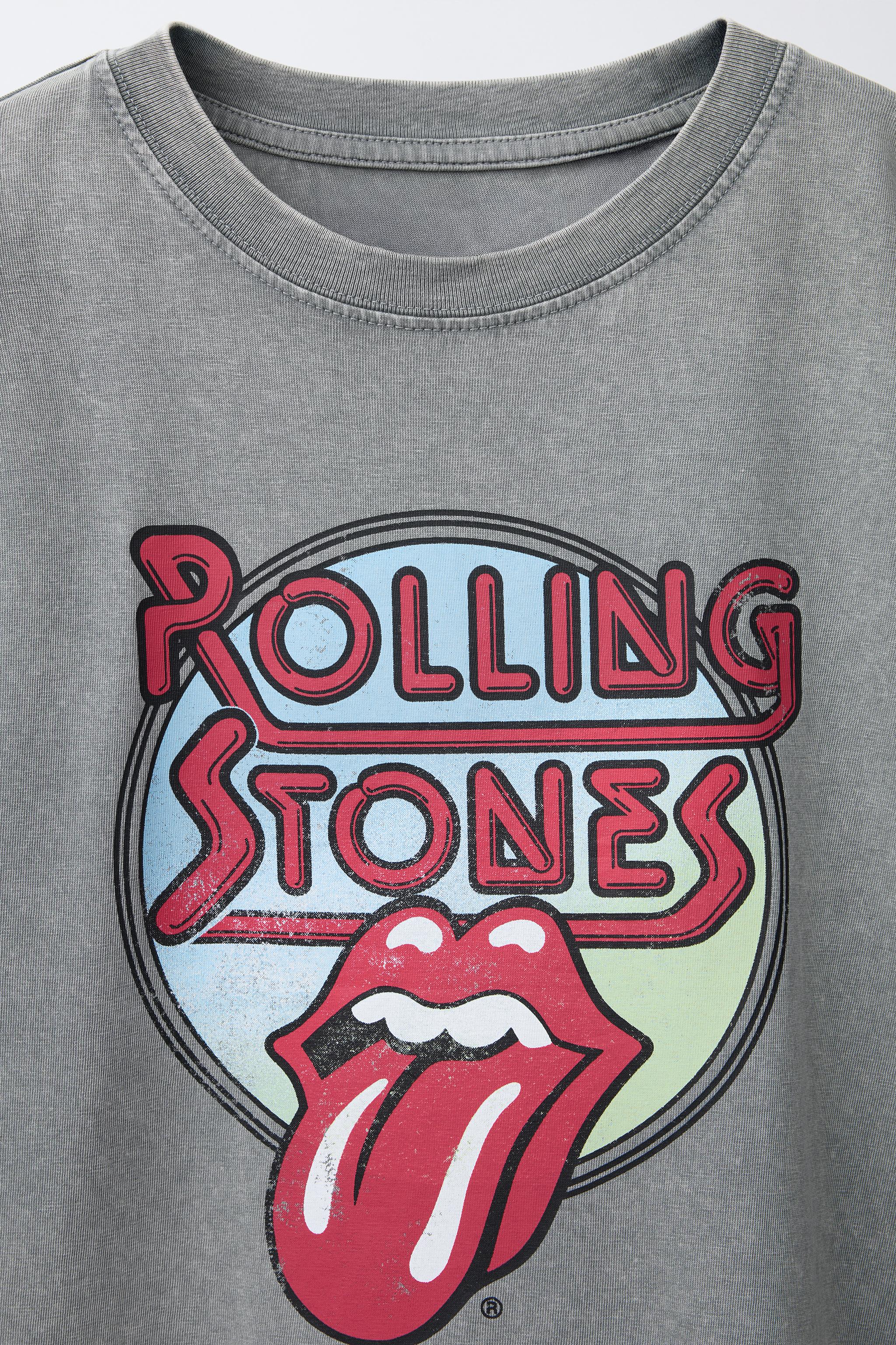 ROLLING STONES © WASHED EFFECT T-SHIRT