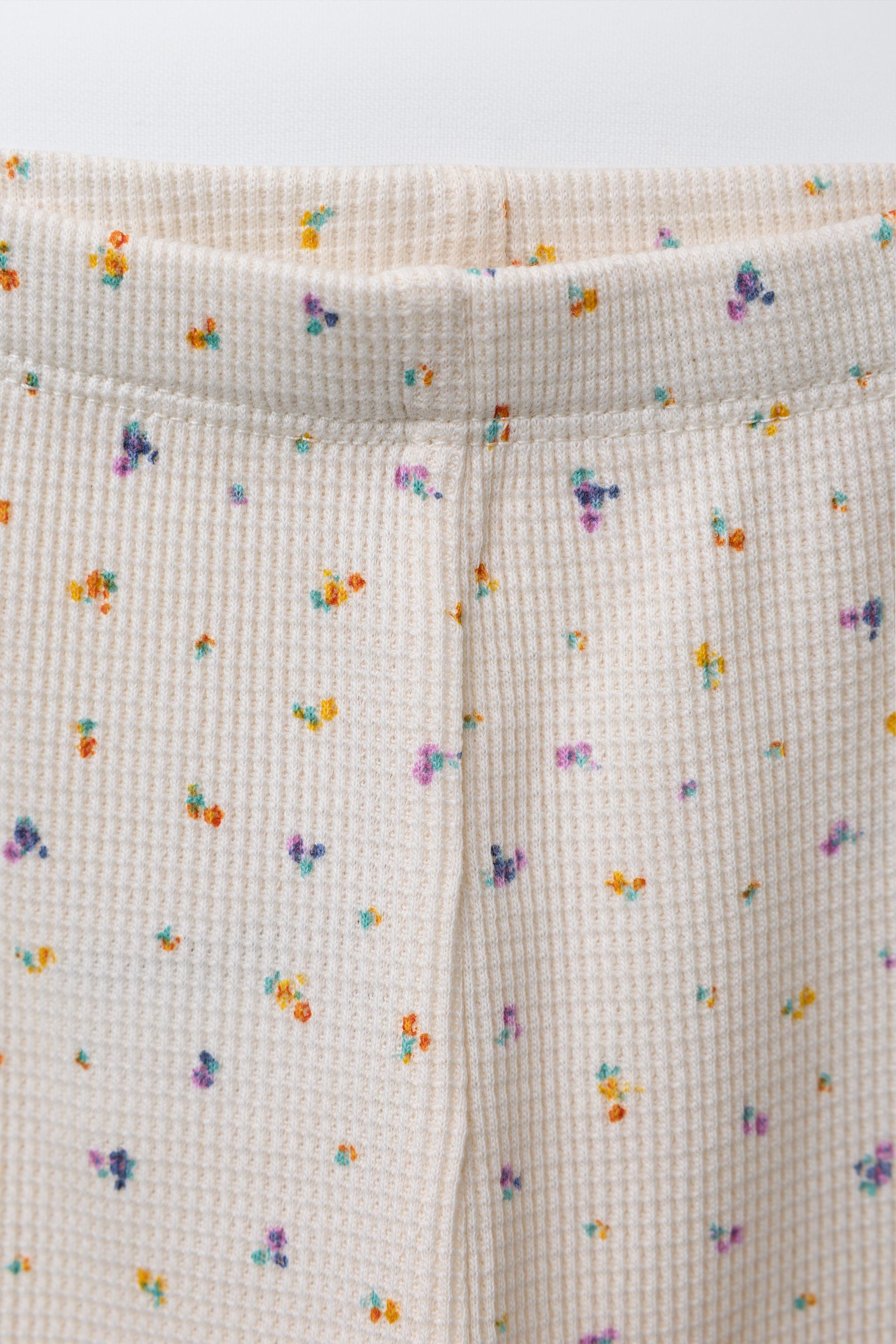 FLORAL PRINT BODYSUIT AND LEGGINGS SET