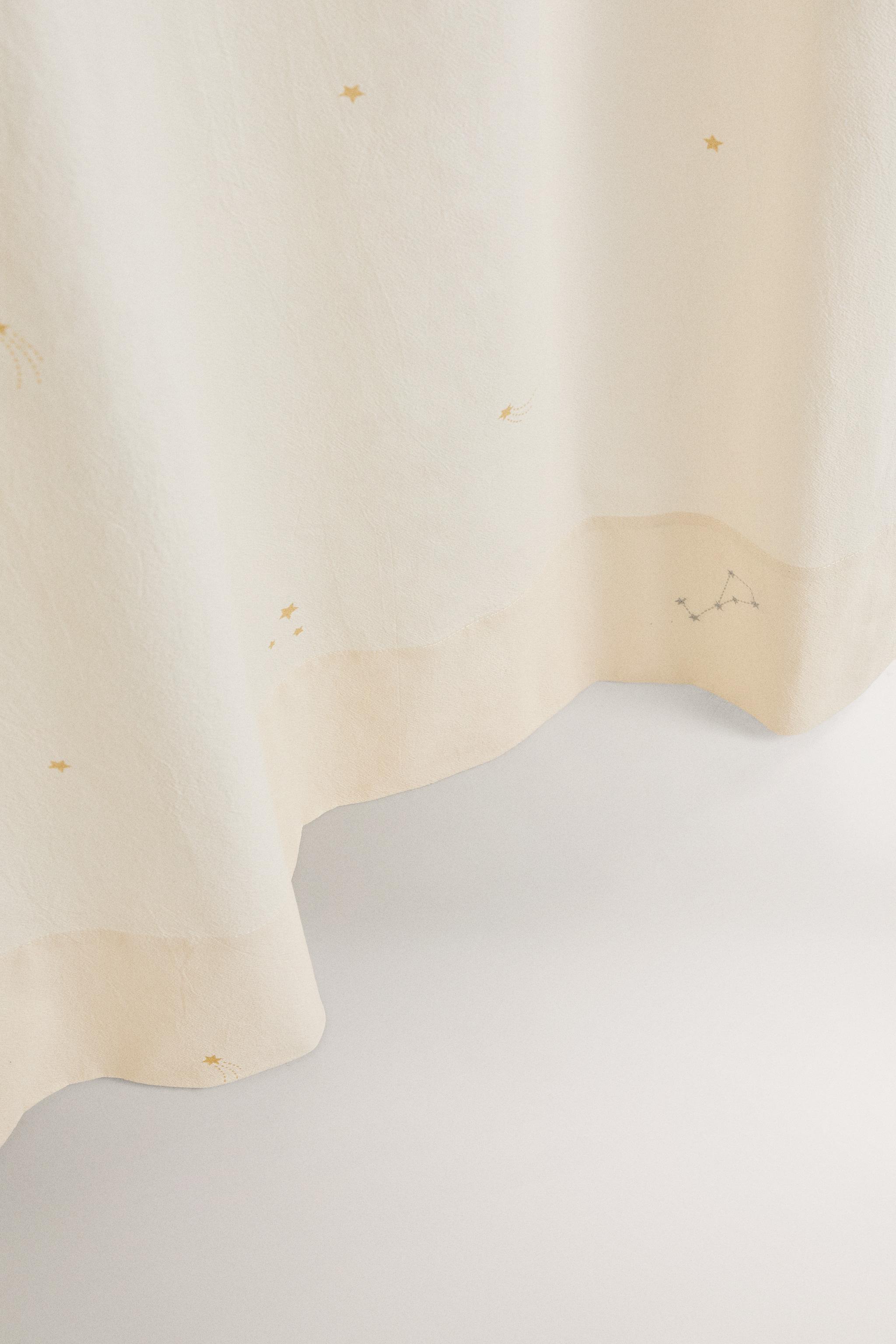 CHILDREN'S COTTON SPACE CURTAIN