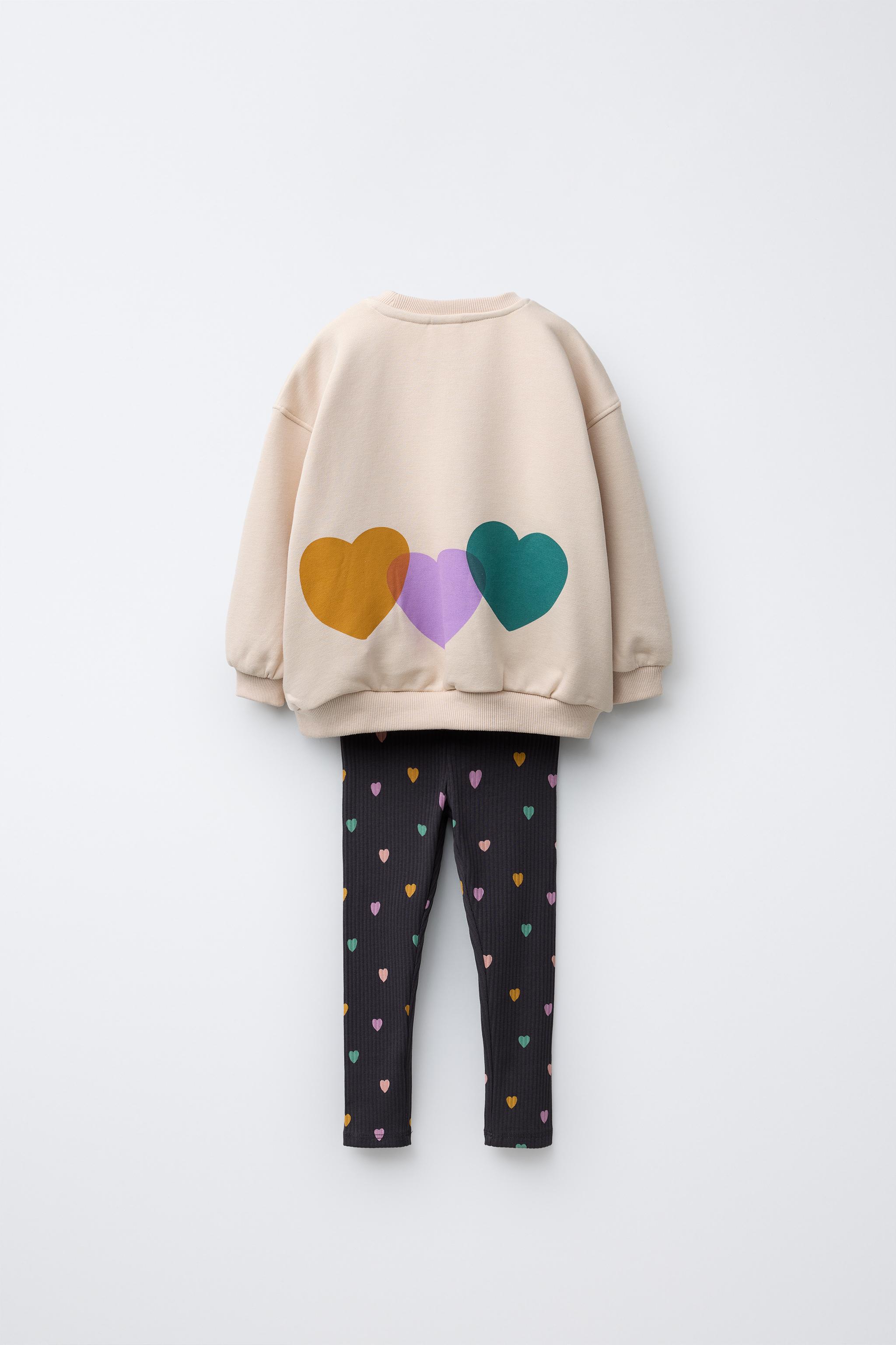 PRINTED SWEATSHIRT AND LEGGING SET