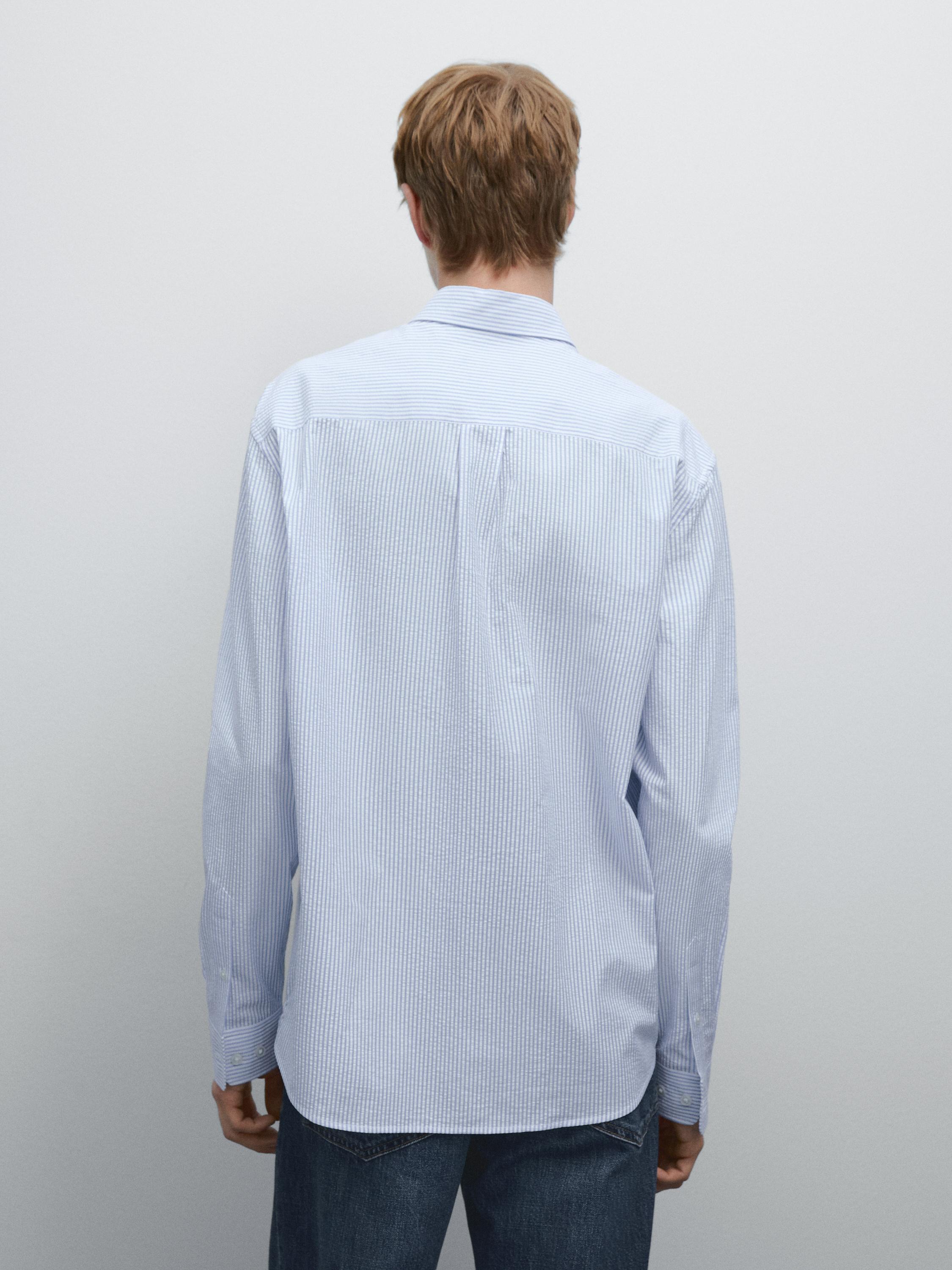 Regular fit striped shirt