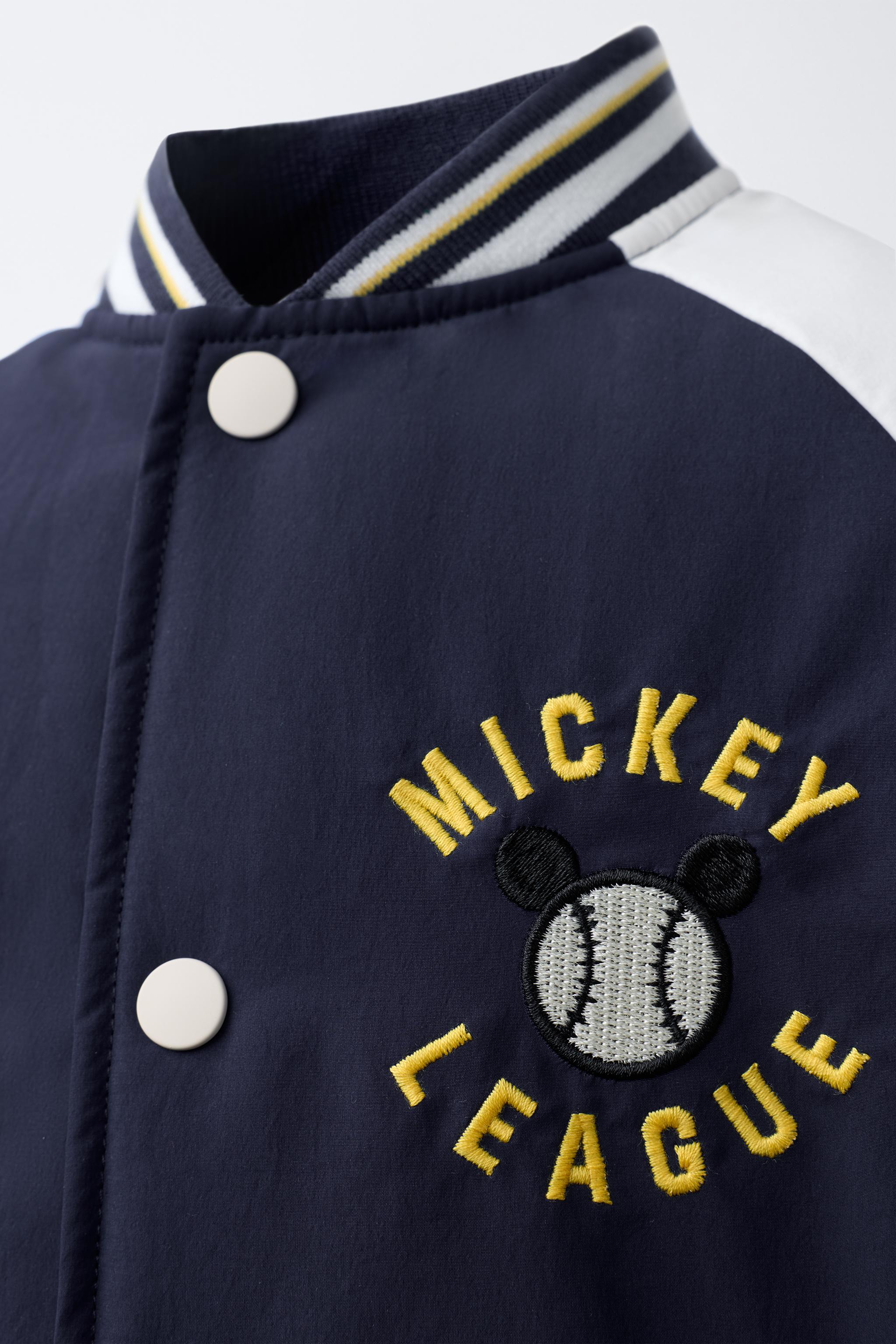 MICKEY MOUSE © DISNEY WATER-REPELLENT VARSITY BOMBER JACKET